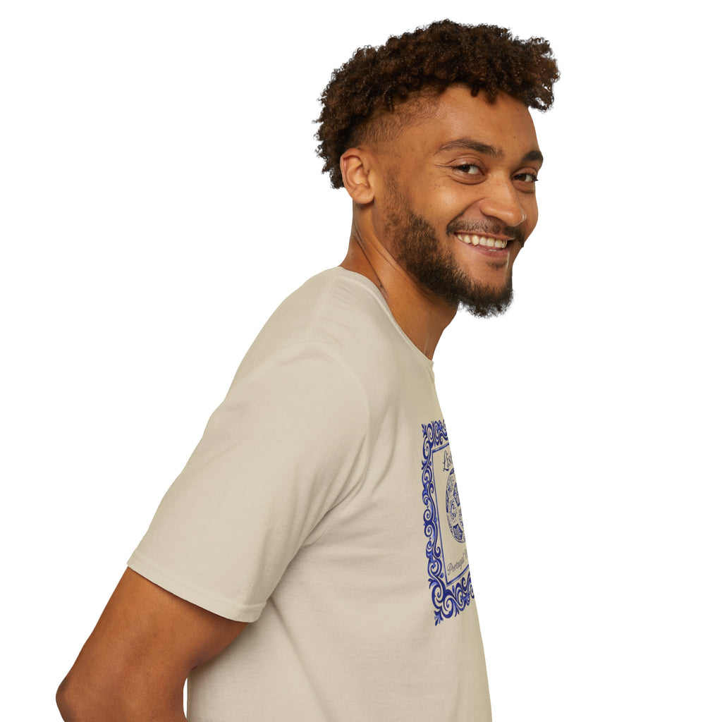 Lisboa Azulejo T-Shirt — Portuguese Tile Vintage Travel Tee