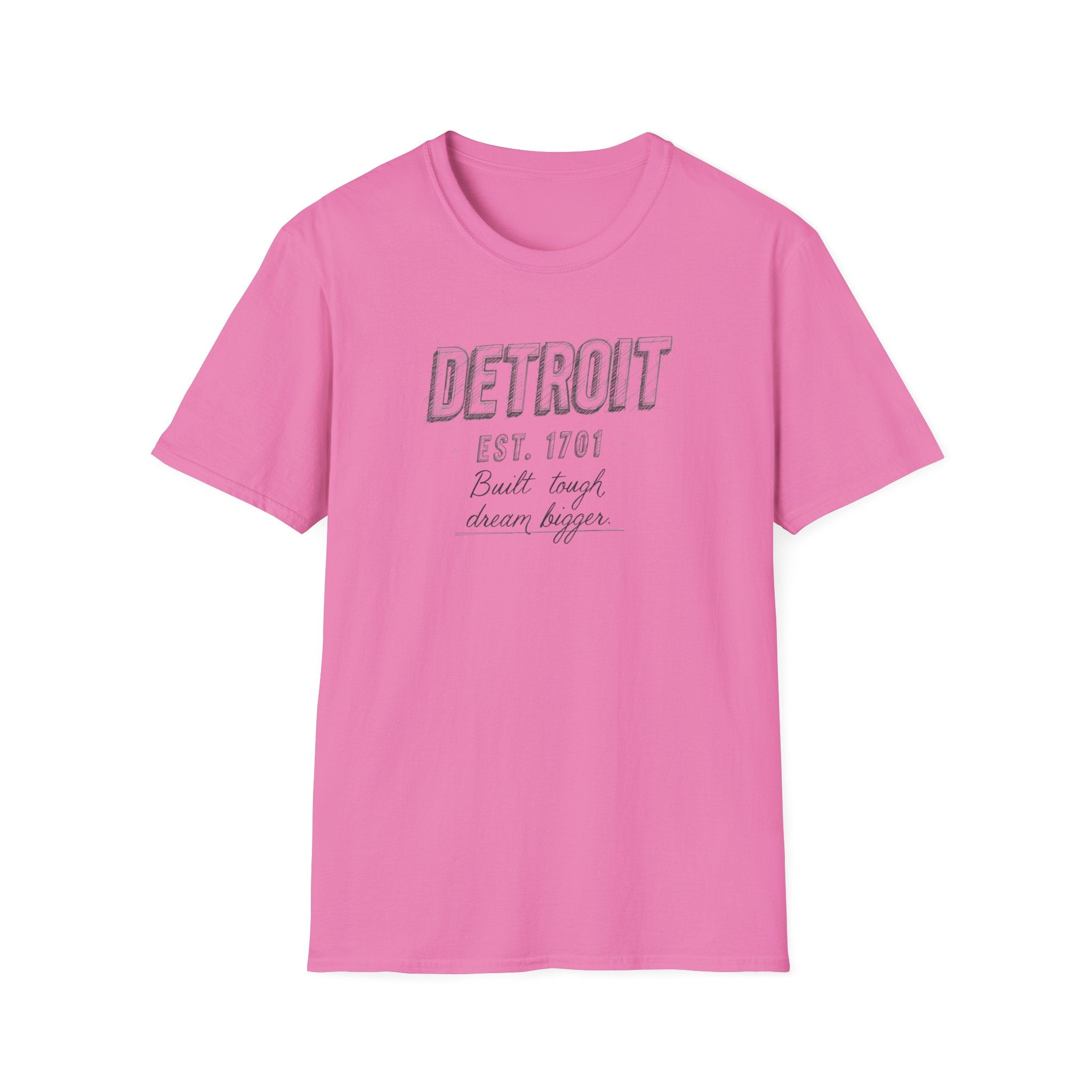 Detroit Vintage Graphic T-Shirt — "Detroit Est. 1701" City Pride Tee