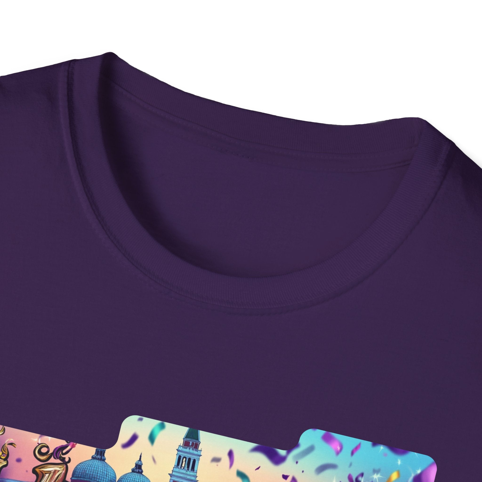 Venice Retro Neon Block T-Shirt | City Travel Souvenir