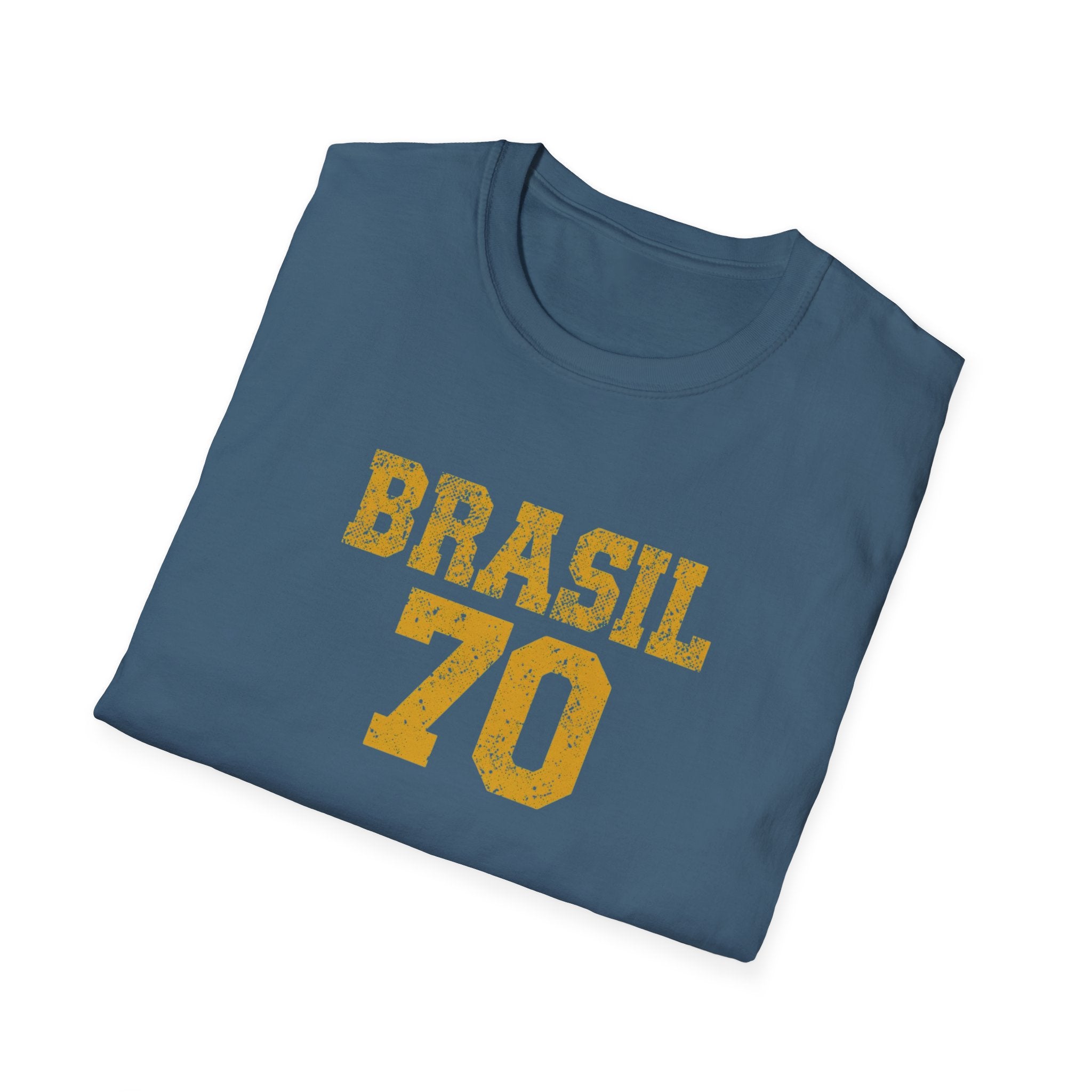 Brasil 70 T-Shirt | Vintage Sports Jersey Number