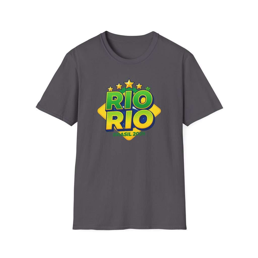 Rio Rio Brasil 2026 T-Shirt — Bright Brazilian Travel Souvenir Tee