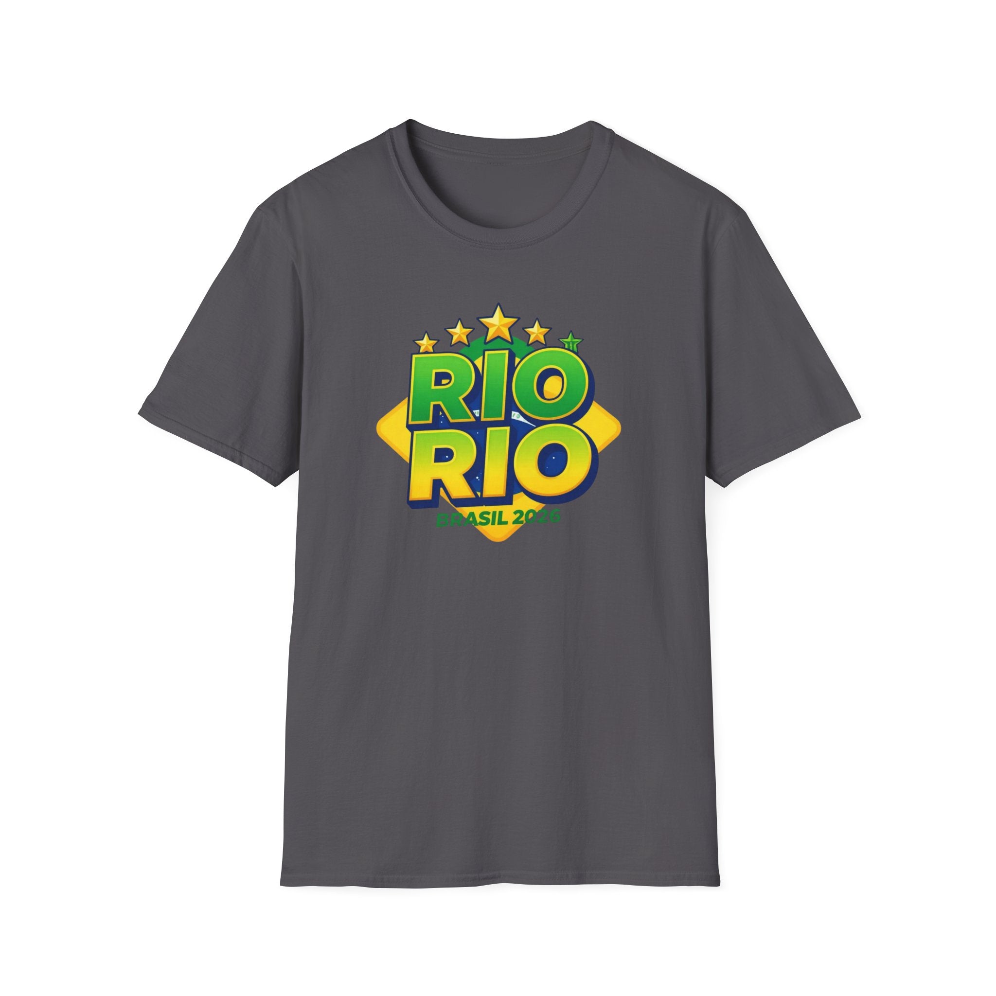 Rio Rio Brasil 2026 T-Shirt — Bright Brazilian Travel Souvenir Tee