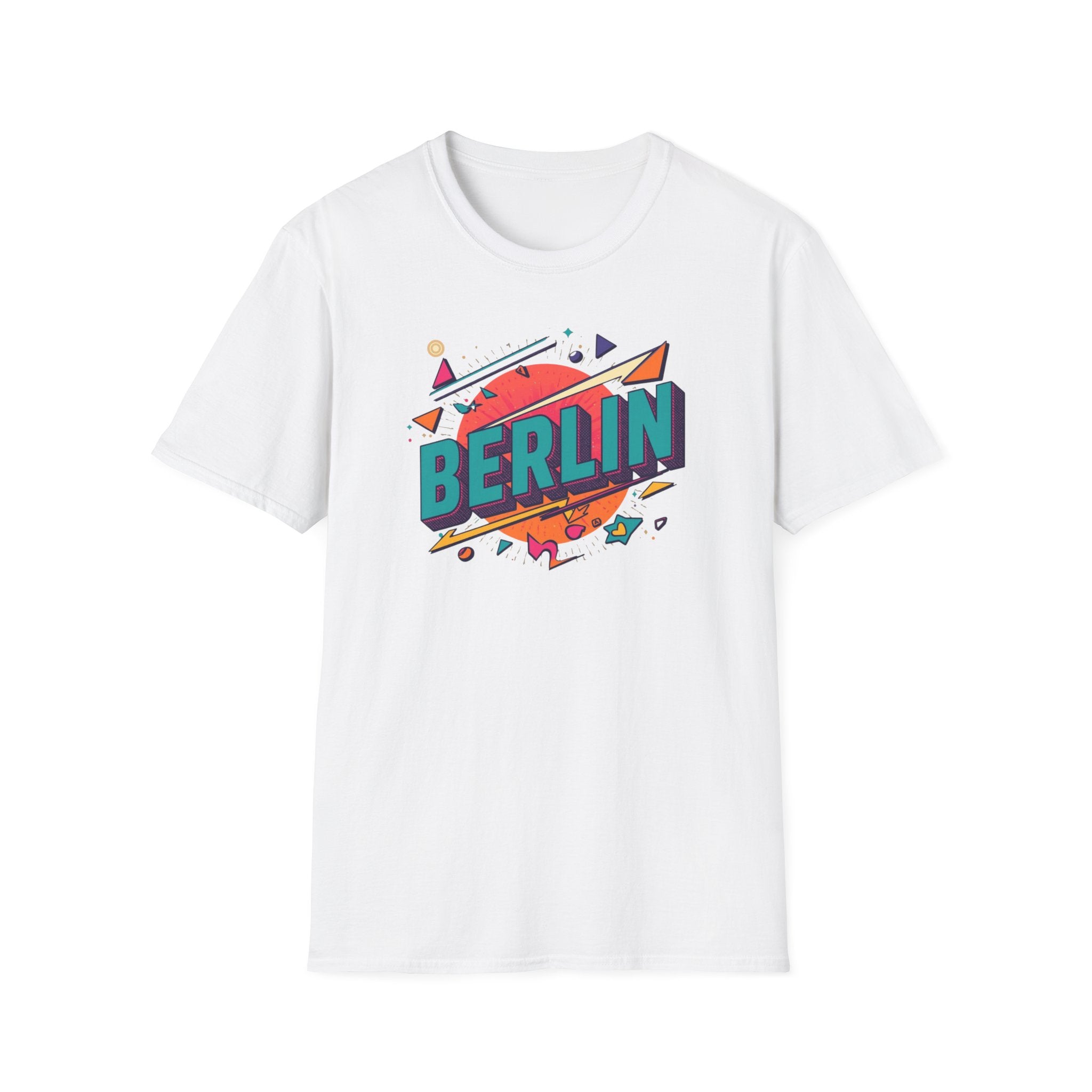 Berlin Retro Graphic T-Shirt — Colorful Vintage City Tee