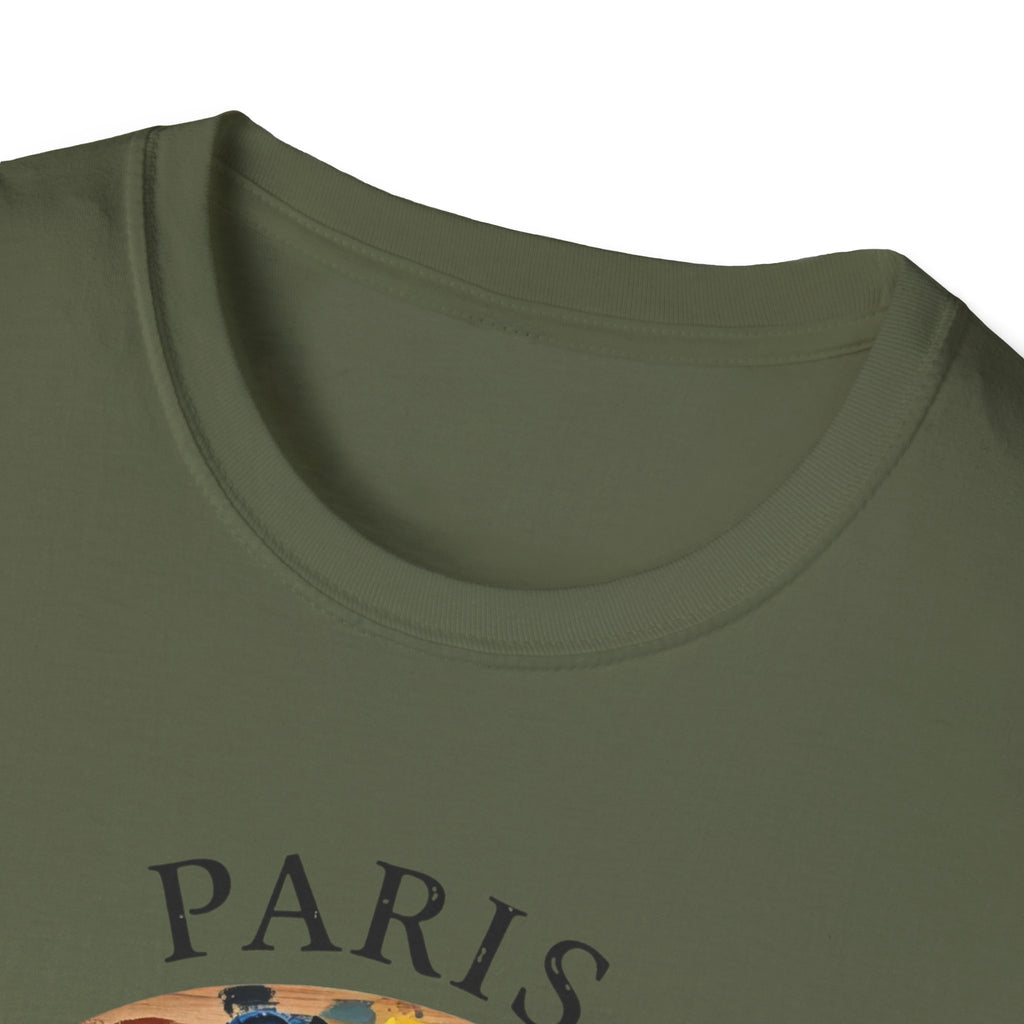 Paris Artist Palette T-Shirt — "Every one of these is a new idea" Artistic Tee