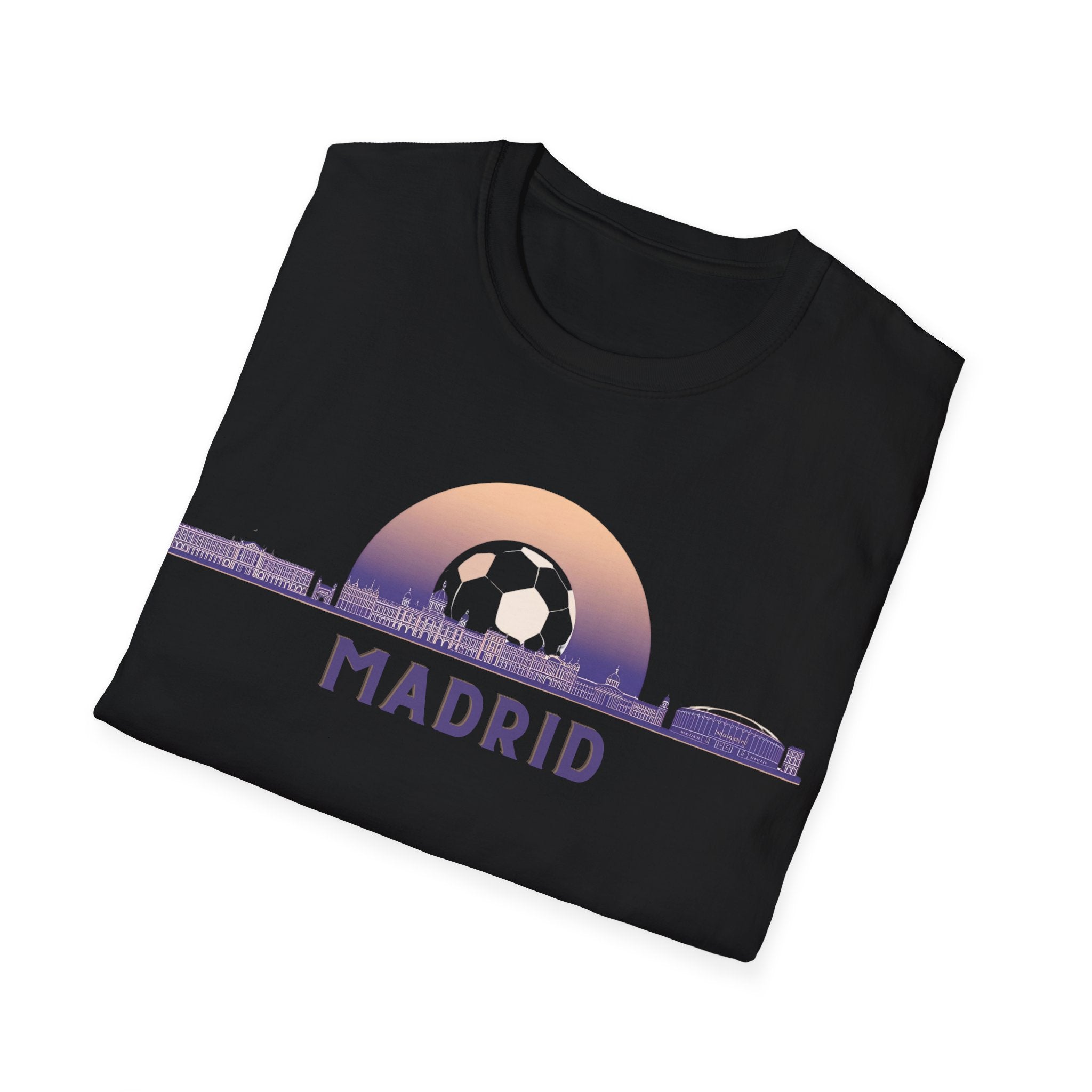 Madrid skyline sunset T-Shirt | Madrid city silhouette tee
