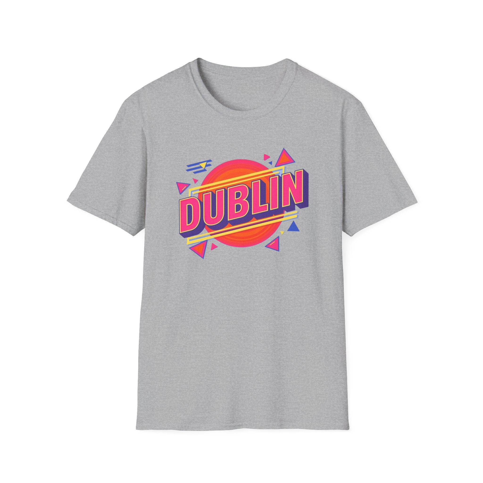 Dublin Retro 3D Unisex Softstyle T-Shirt