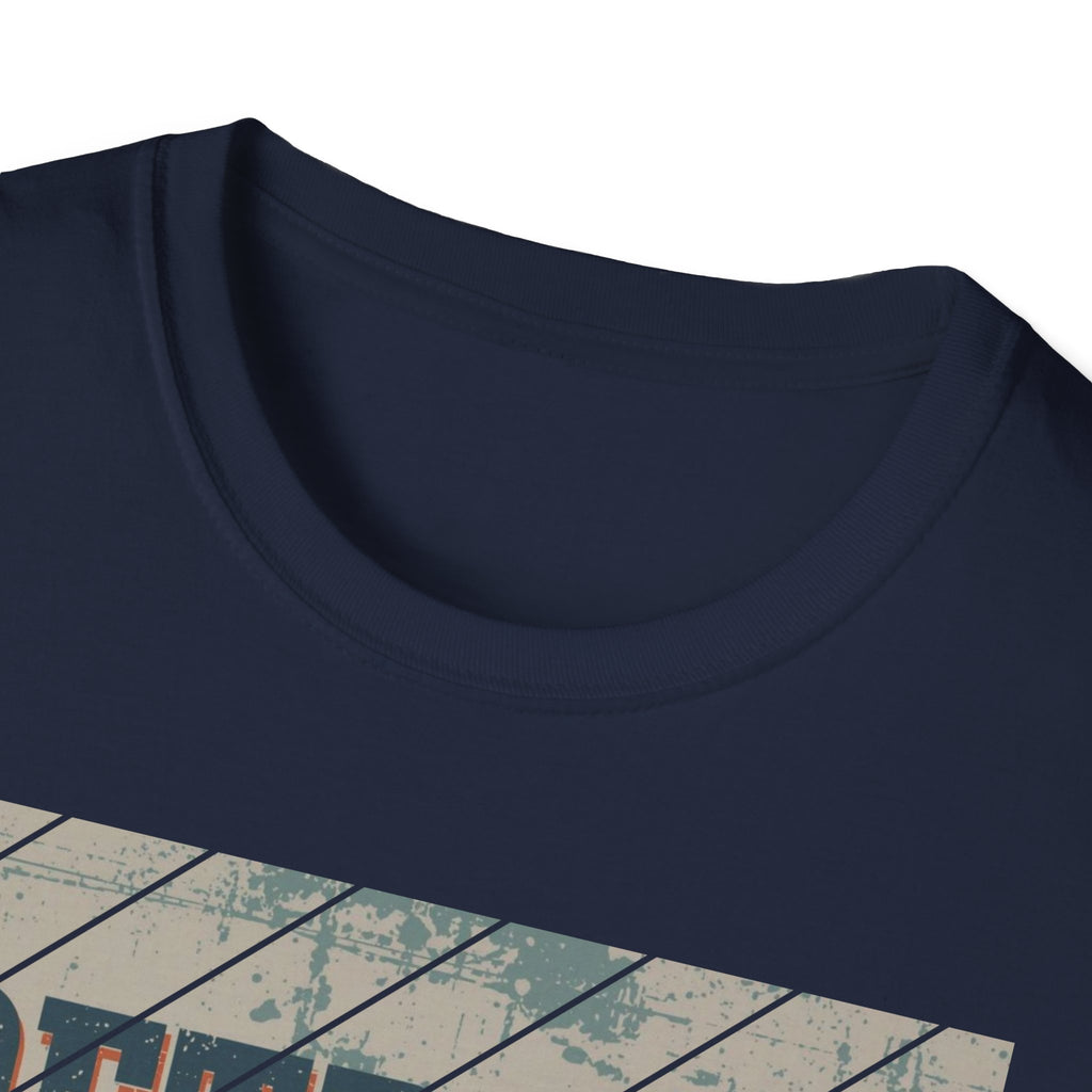 Detroit Hustle T-Shirt — Vintage Distressed Motor City Tee