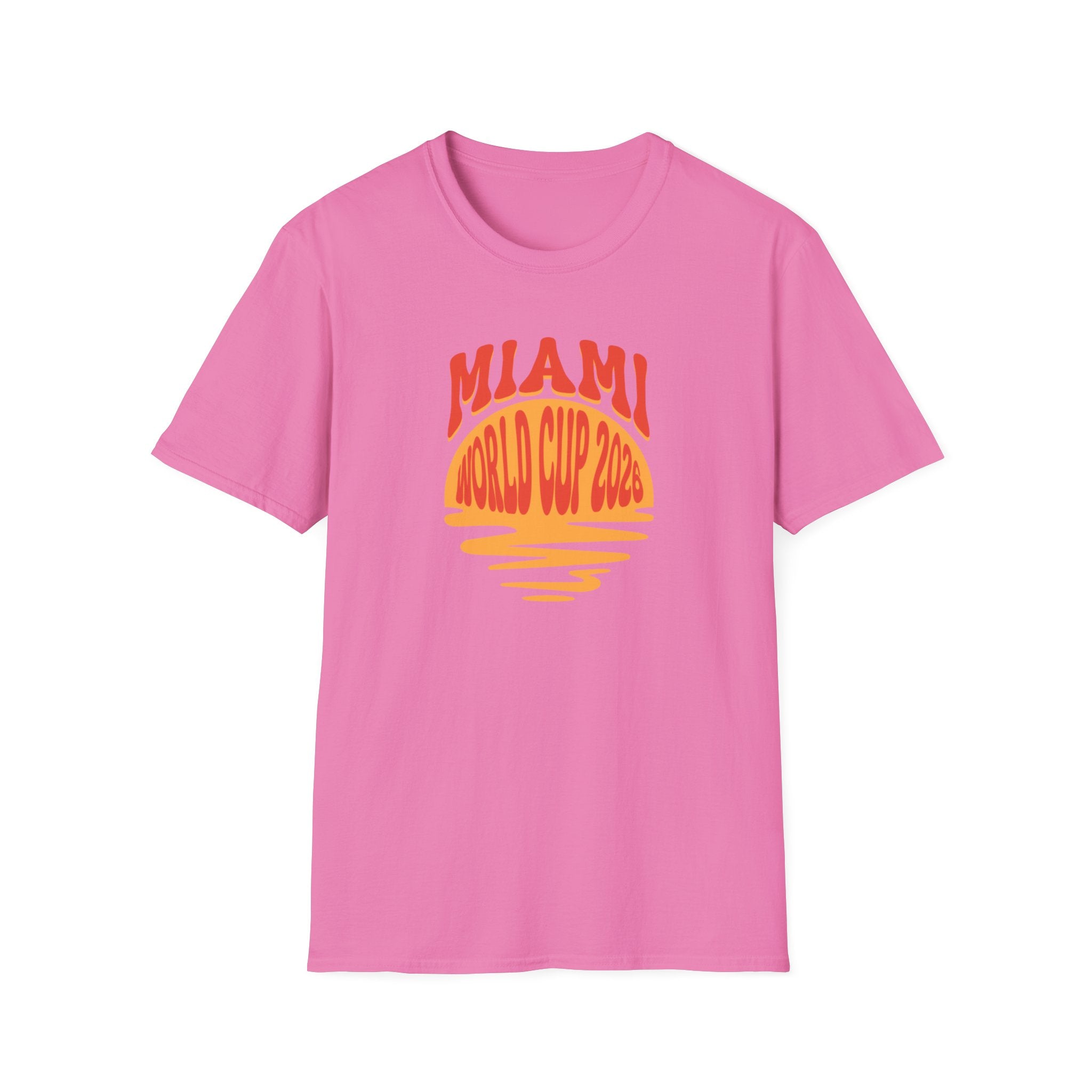 Miami World Cup 2026 T-Shirt – Retro Sunset Soccer Tee