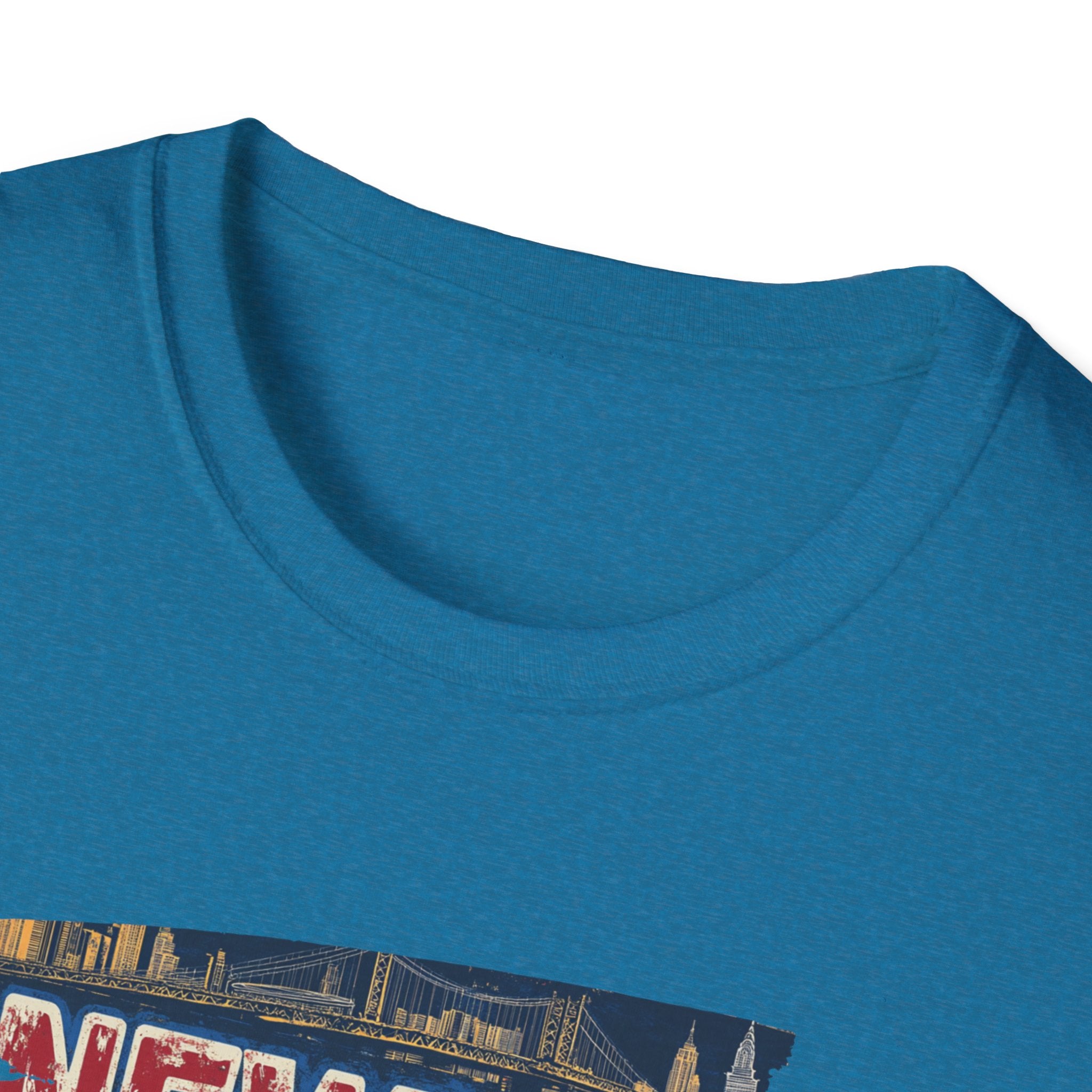 New York Taxi Skyline T-Shirt | NYC vintage cab illustration