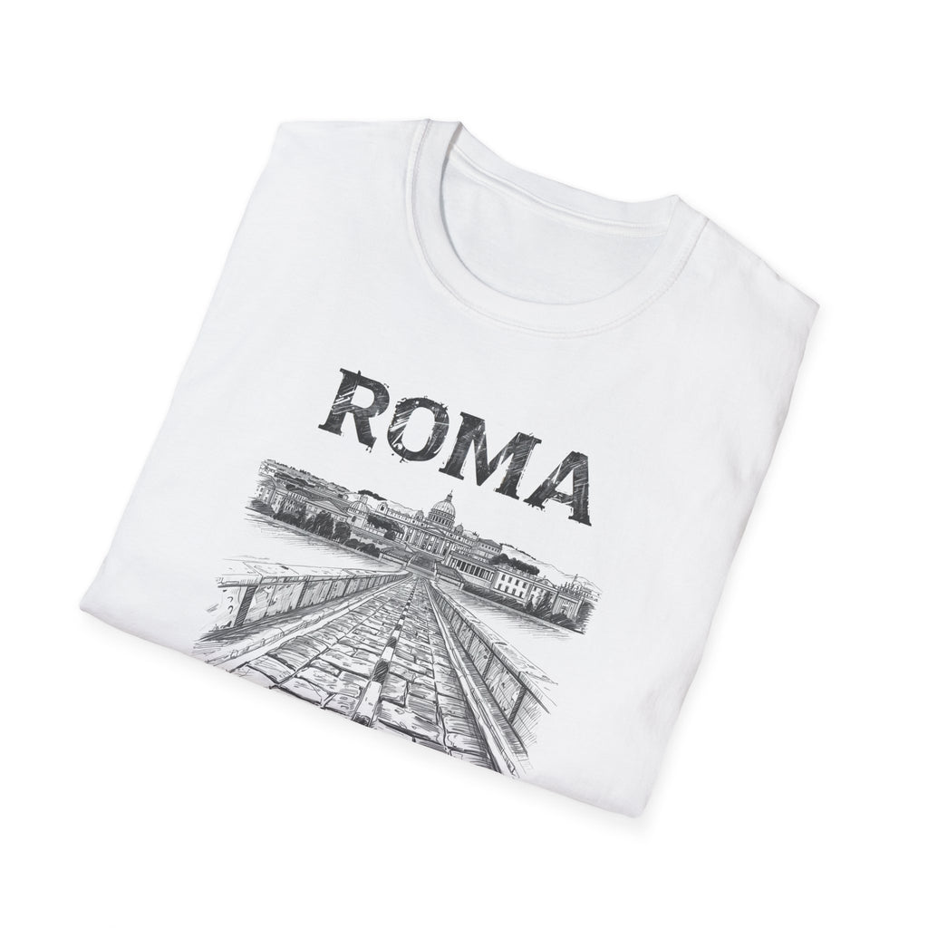 Roma vintage cityscape T-Shirt | All Roads Lead to Rome