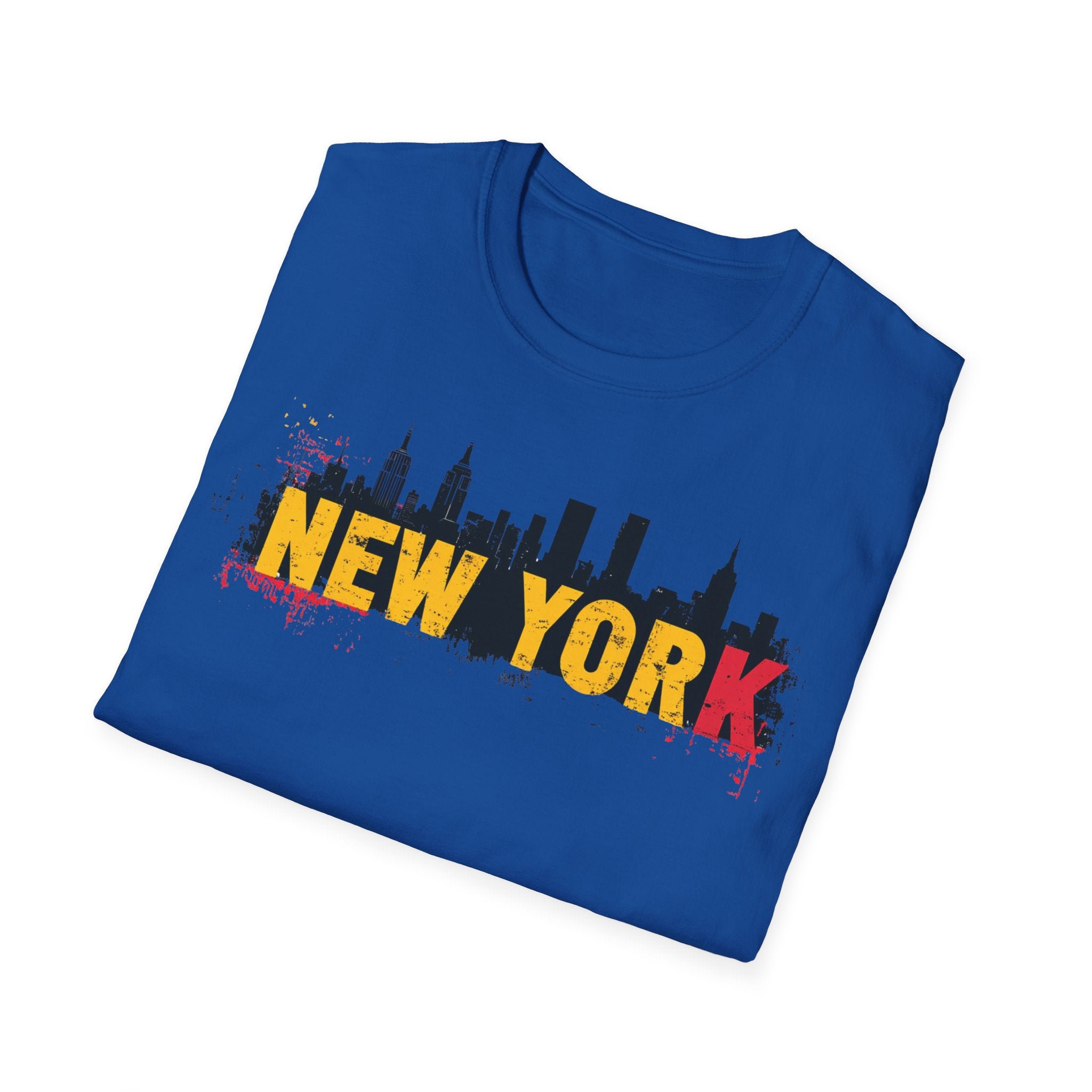 New York skyline graffiti T-Shirt | NYC skyline urban street art