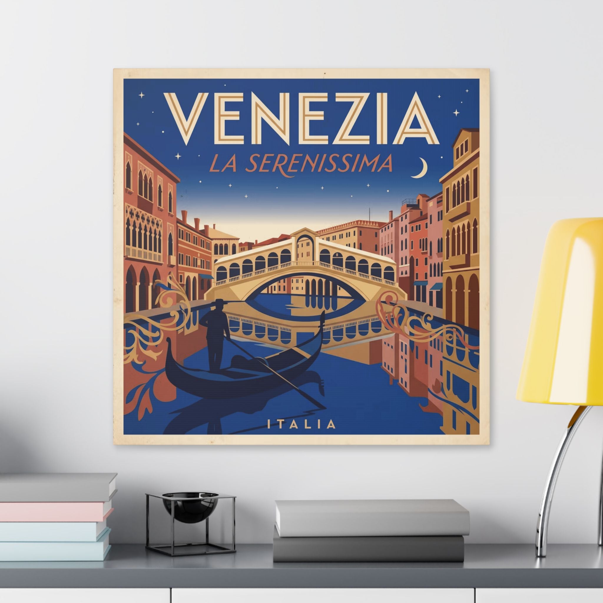 Venezia La Serenissima Stretched Canvas Art