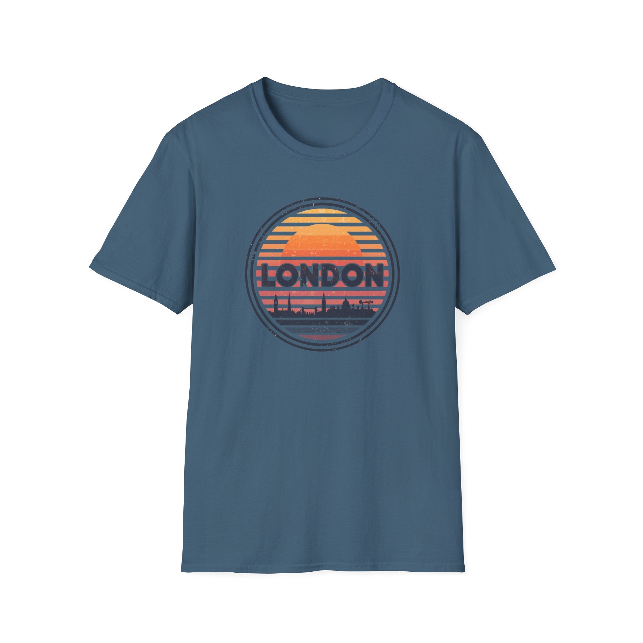 London Sunset Graphic T-Shirt — Retro Skyline Tee