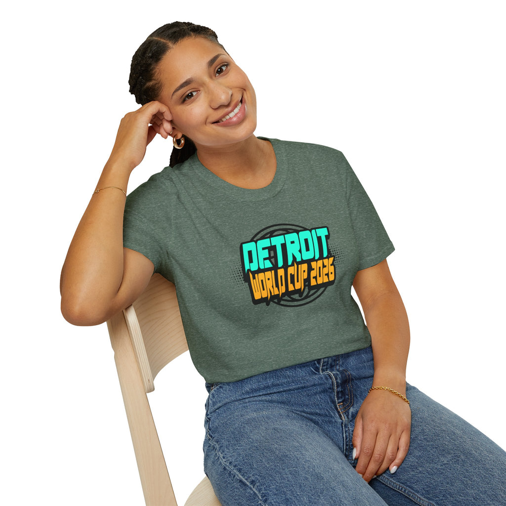 Detroit World Cup 2026 T-Shirt — Retro Soccer Graphic Tee