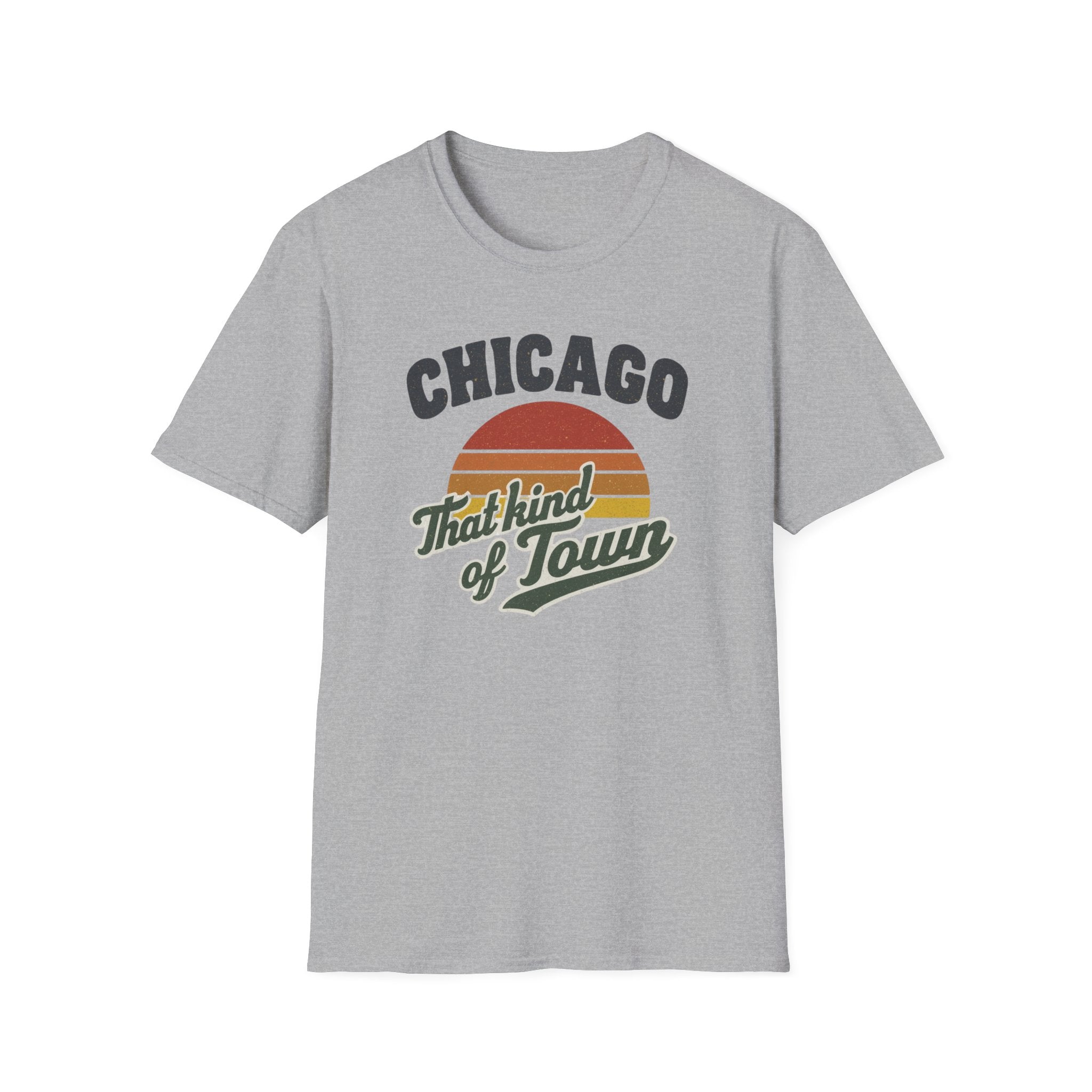Chicago That Kind of Town T-Shirt — Retro Sunset City Tee