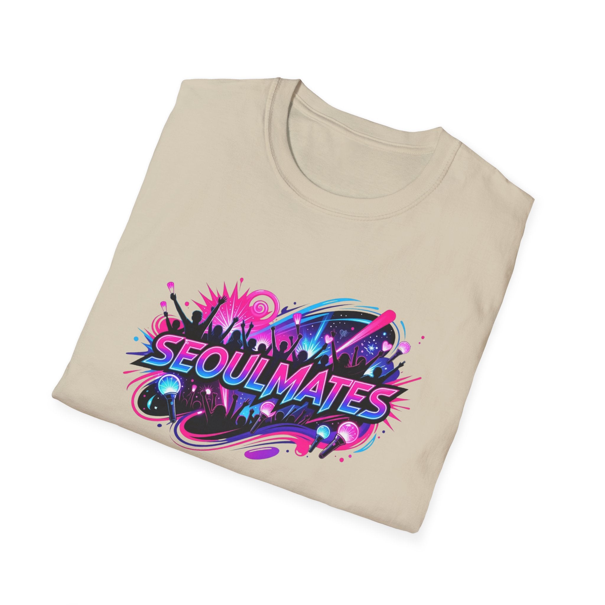 Seoulmates Graphic T-Shirt — Neon K-Pop City Vibe Tee