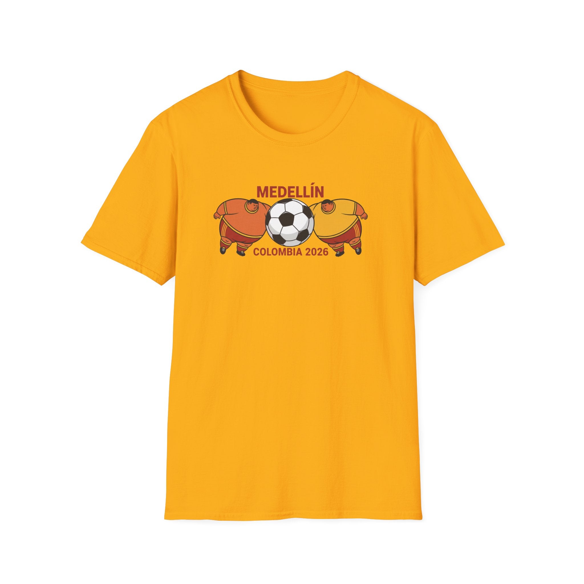 Medellín Colombia 2026 Soccer T-Shirt – Football Dolphins Graphic Tee