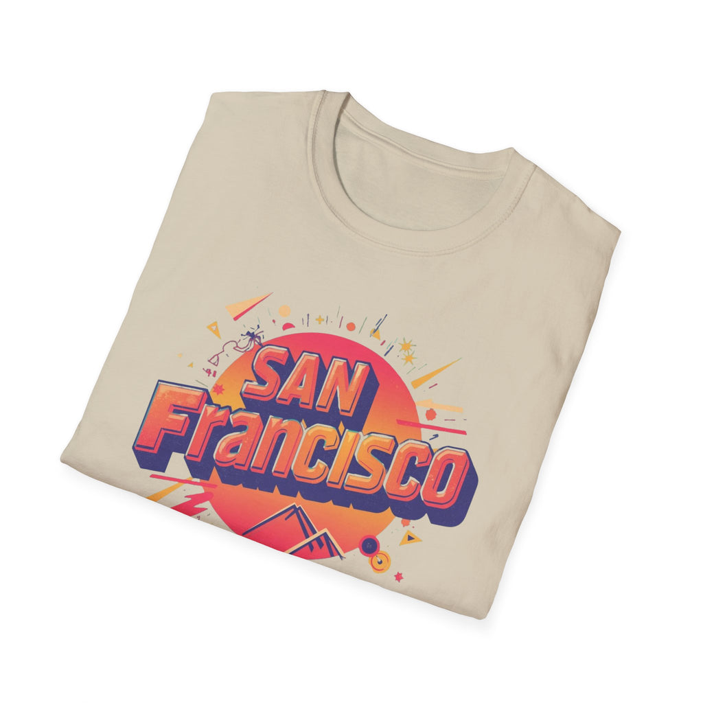 San Francisco Retro Sunset T-Shirt — Vintage City Skyline Tee