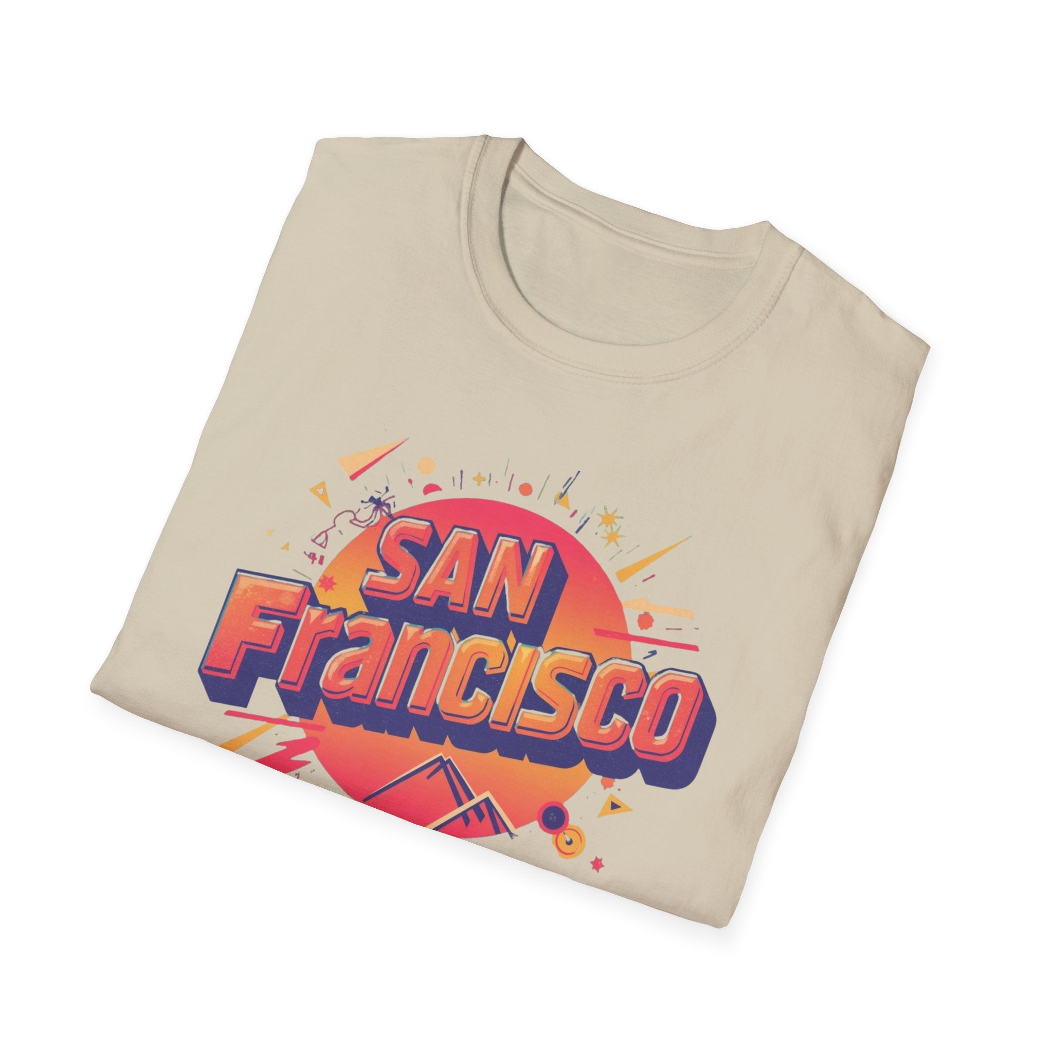 San Francisco Retro Sunset T-Shirt — Vintage City Skyline Tee