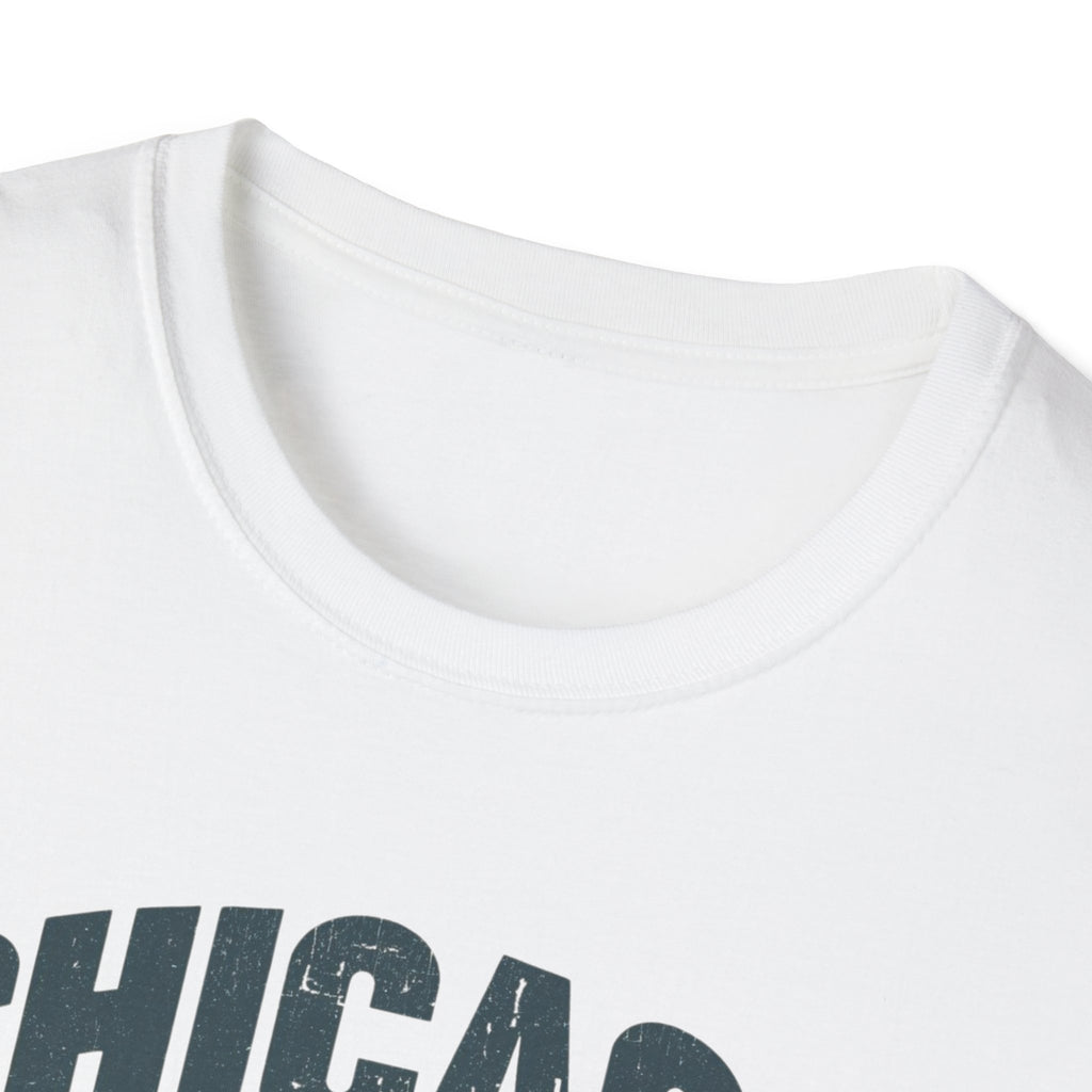 Chicago Skyline T-Shirt — Retro Sunset Cityscape Tee