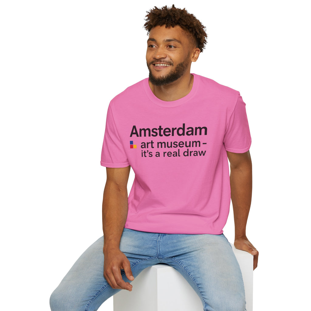 Amsterdam Art Museum T-Shirt — "it's a real draw" Graphic Tee
