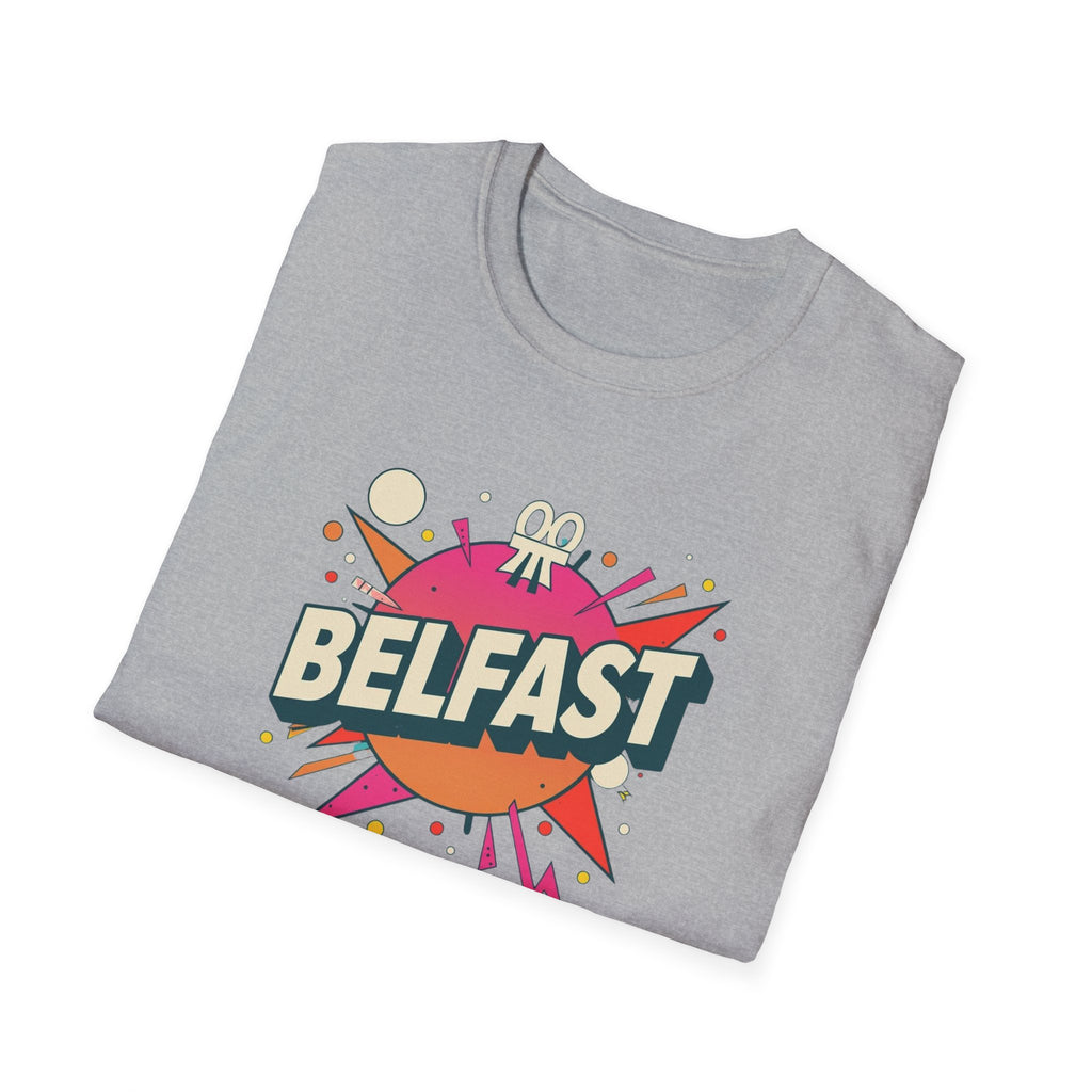 Belfast Retro Pop Art T-Shirt — Vintage City Graphic Tee