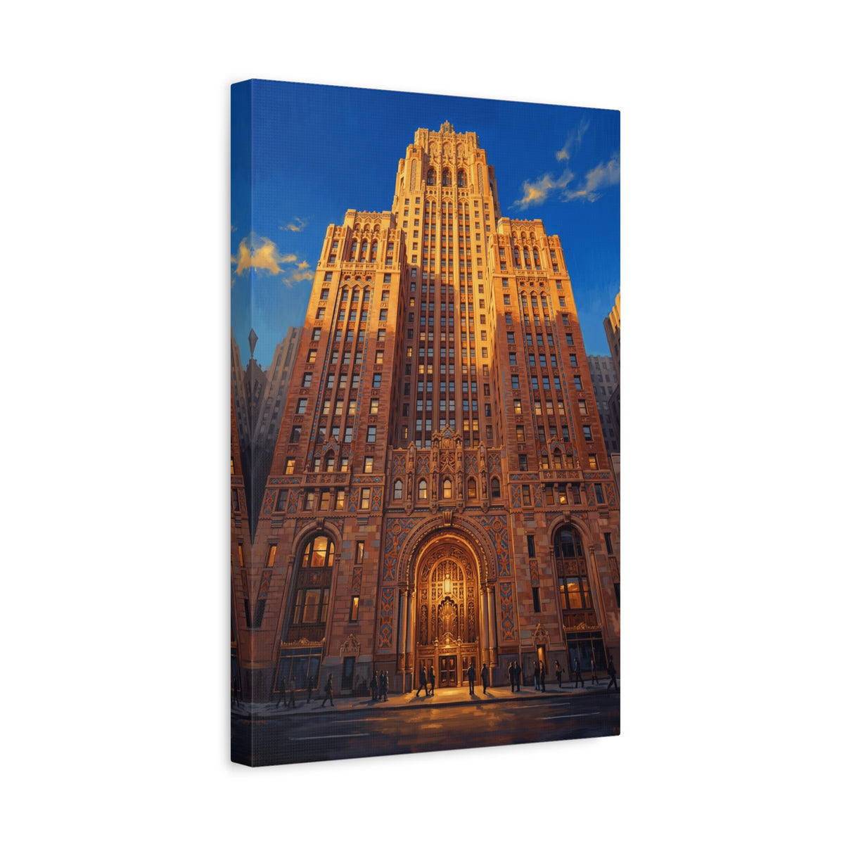 Detroit Guardian Building — Stretched Canvas Wall Art