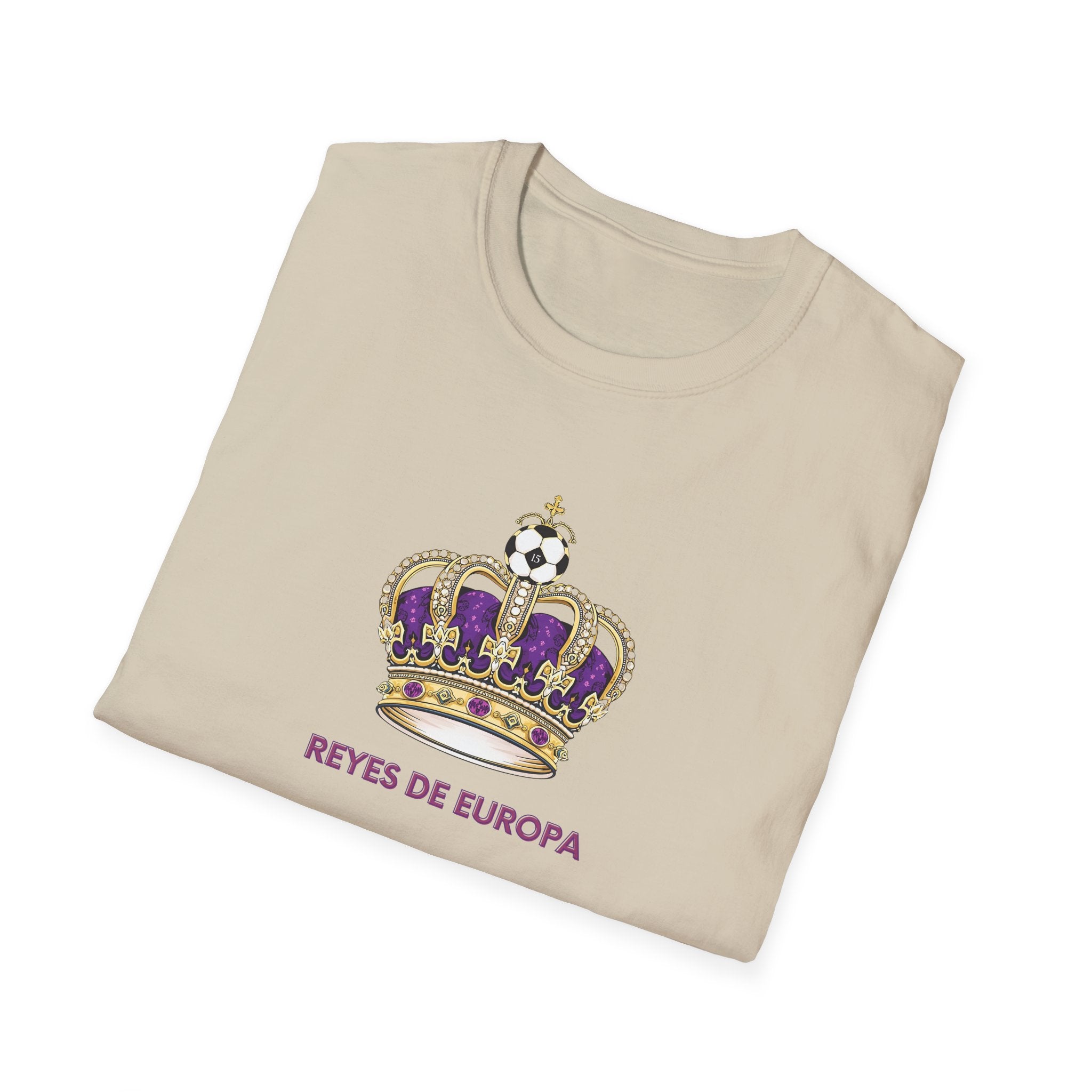 Reyes De Europa Crown T-Shirt | Purple Gold Royal Crest