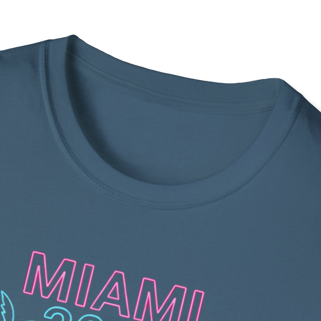 Miami 2026 Soccer T-Shirt — Neon Palm Beach Tournament Tee