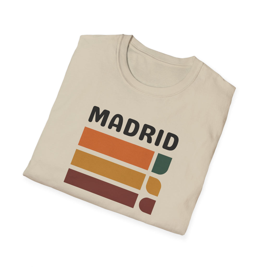 Madrid Retro Stripes T-Shirt | Vintage City Graphic