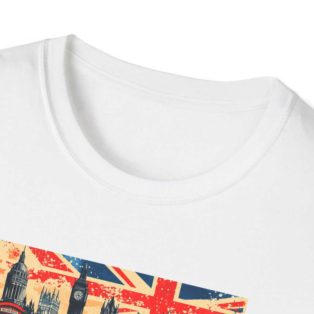 London Skyline Graphic T-Shirt | Union Jack, Tower Bridge, Red Phone Booth