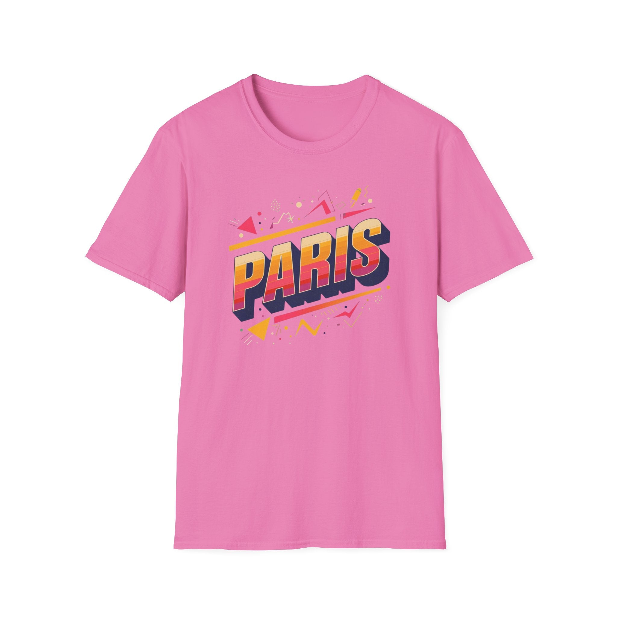 Paris Retro Graphic T-Shirt — Vintage 80s Style Travel Tee