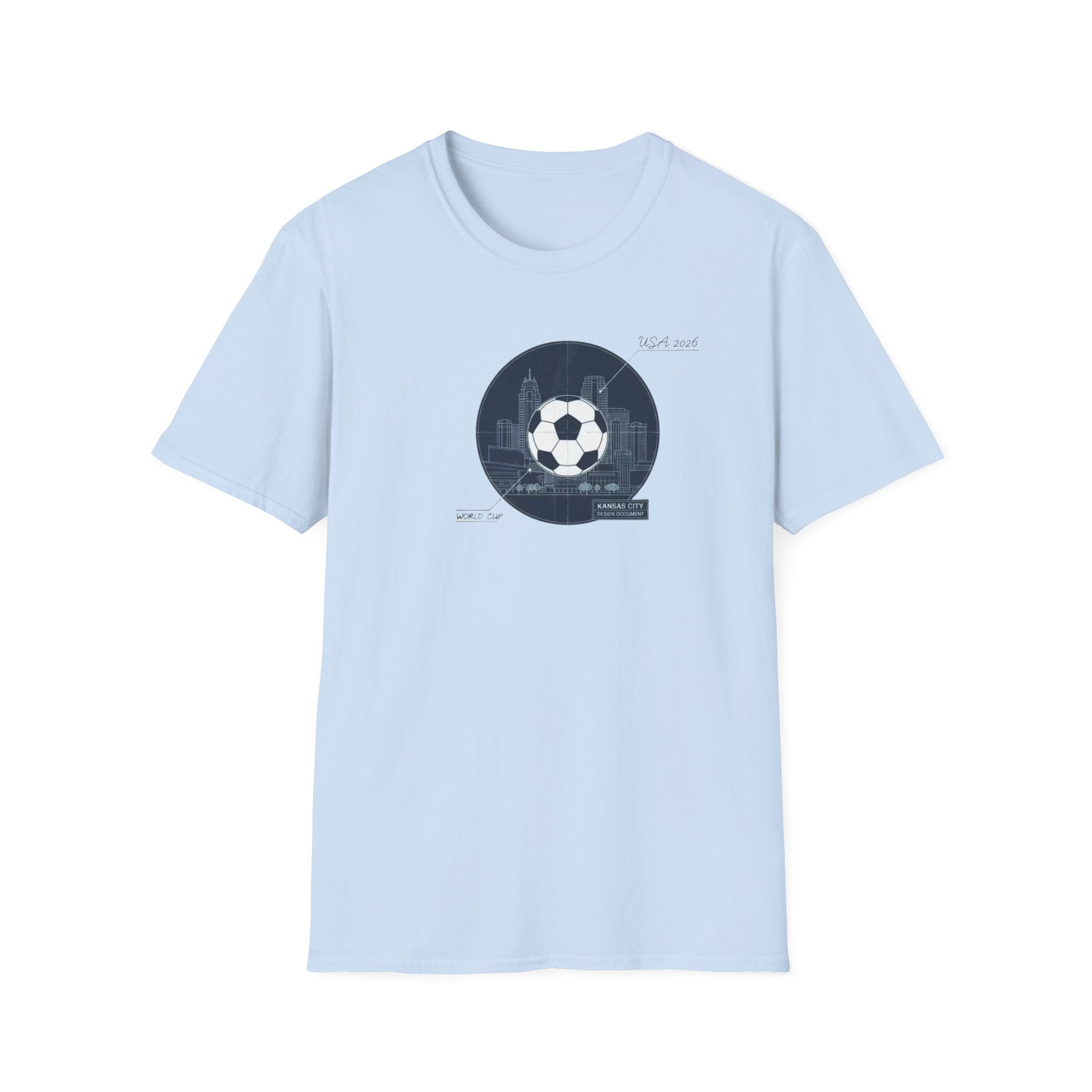 Soccer Globe T-Shirt — Vintage Stadium Soccer Ball Graphic Tee
