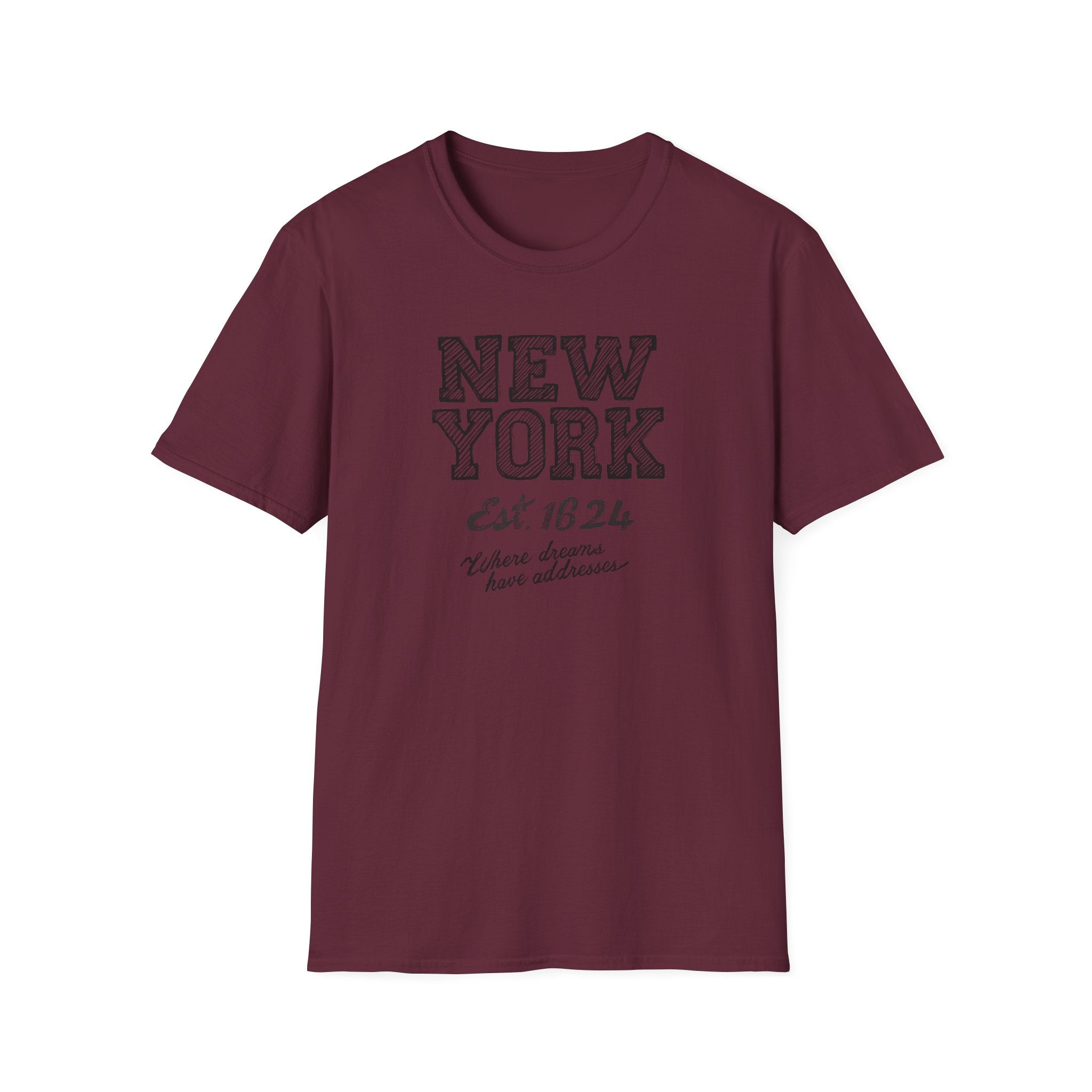 New York Est. 1624 Vintage City T-Shirt — Retro Travel Tee