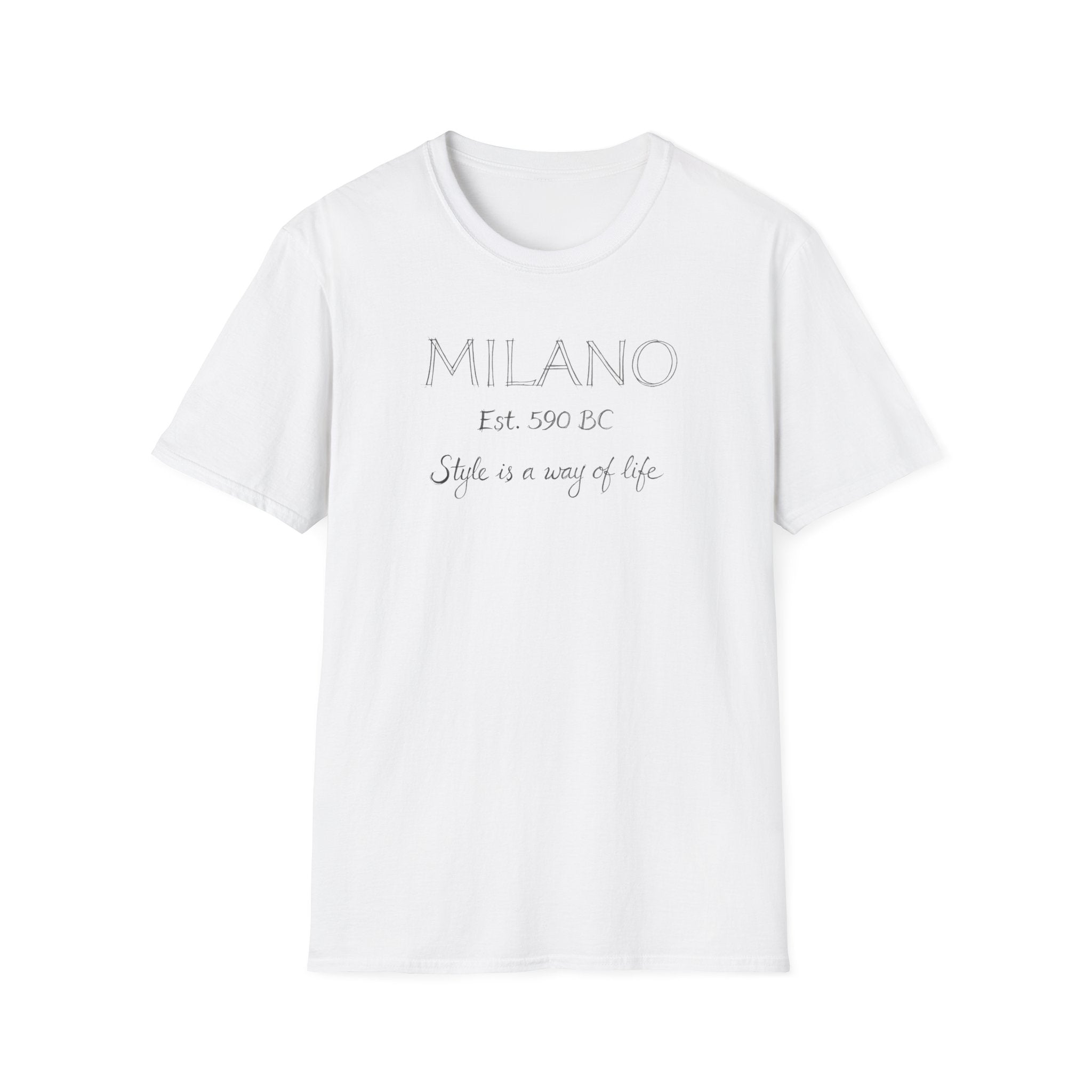 Milano Est. 1400 BC "Style Is a Way of Life" T-Shirt