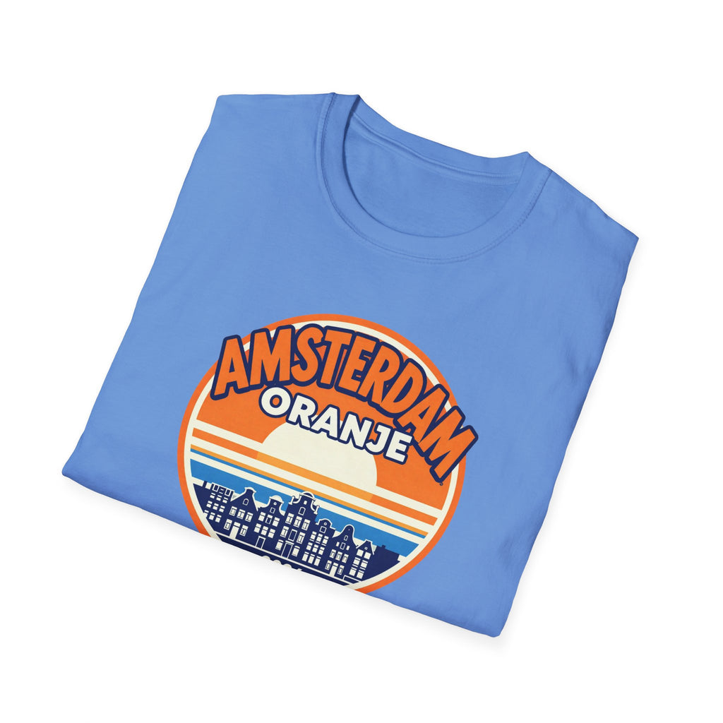Amsterdam Oranje Retro Sunset T-Shirt