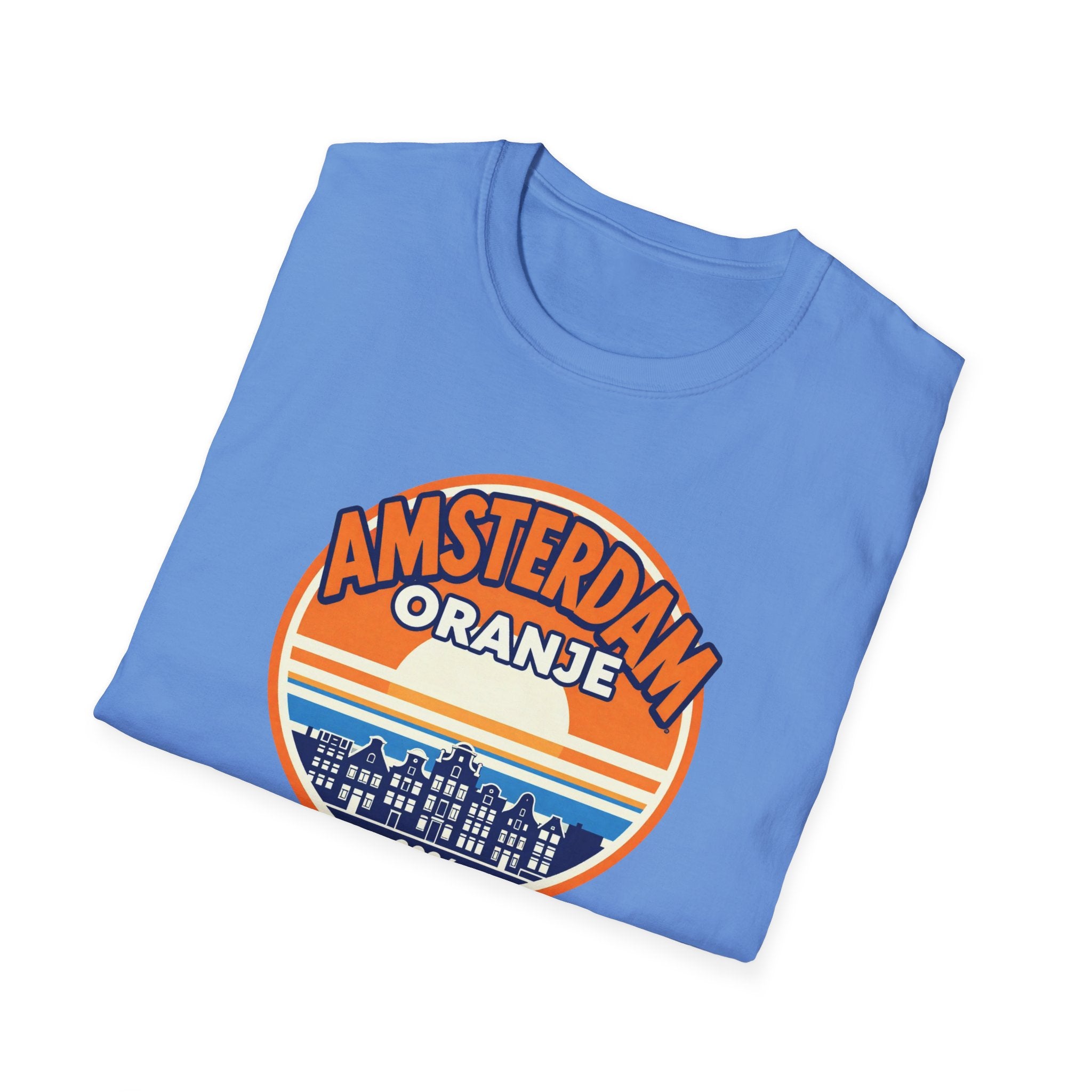 Amsterdam Oranje Retro Sunset T-Shirt