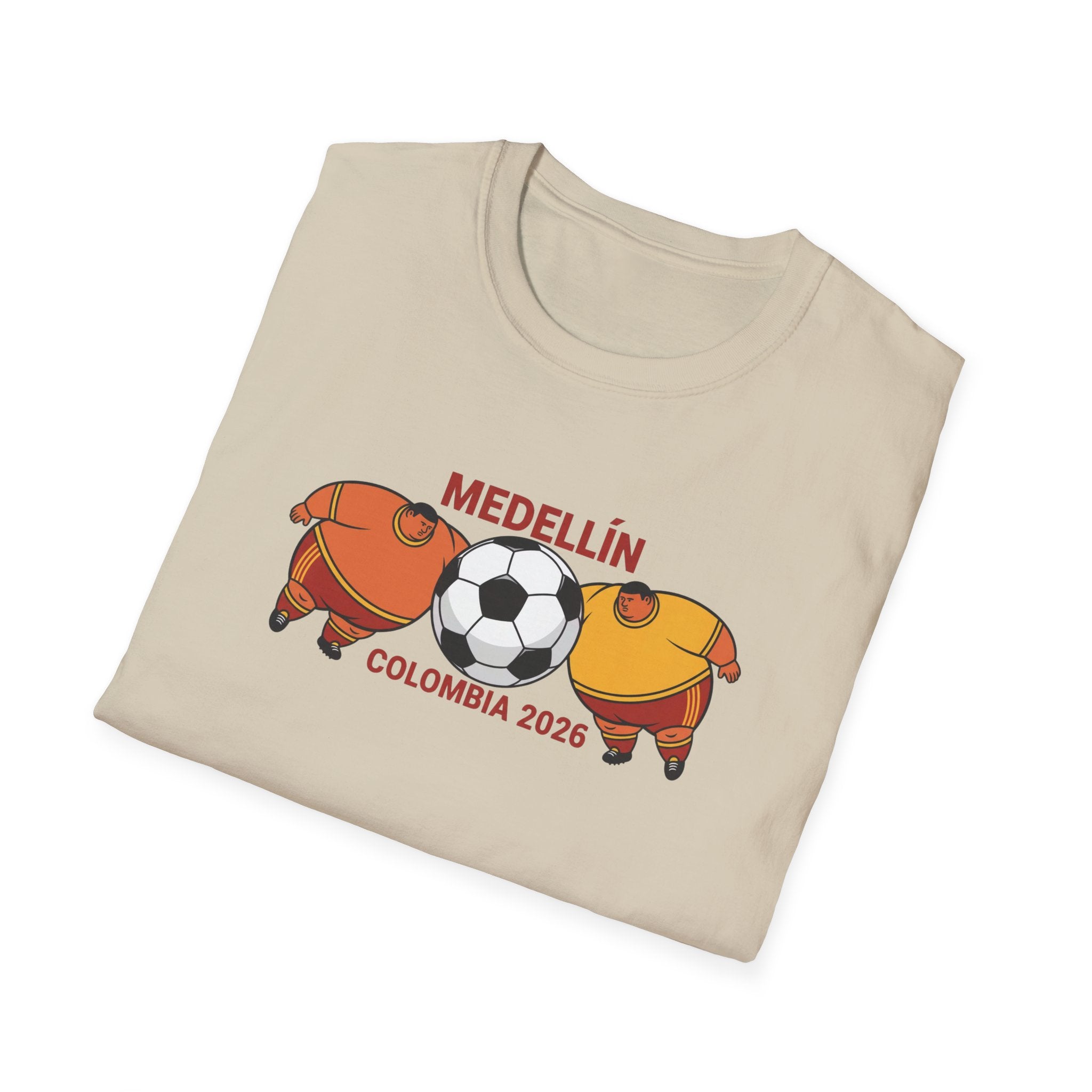 Medellín Colombia 2026 Soccer T-Shirt – Football Dolphins Graphic Tee