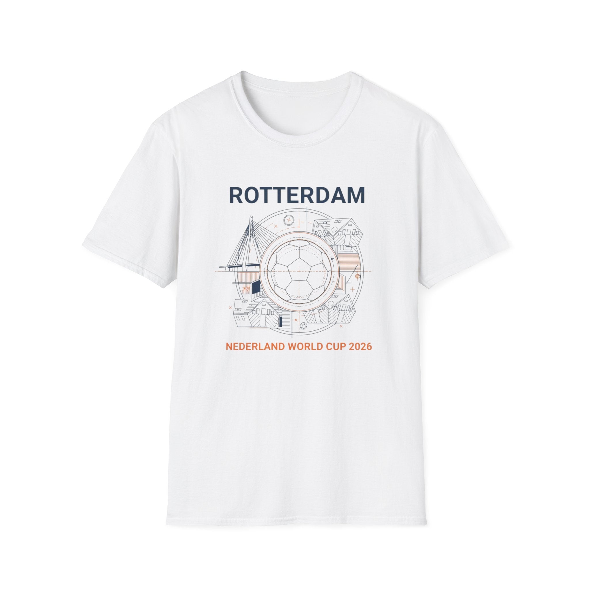 Rotterdam World Cup 2026 Soccer T-Shirt — Nederland Football Fan Tee