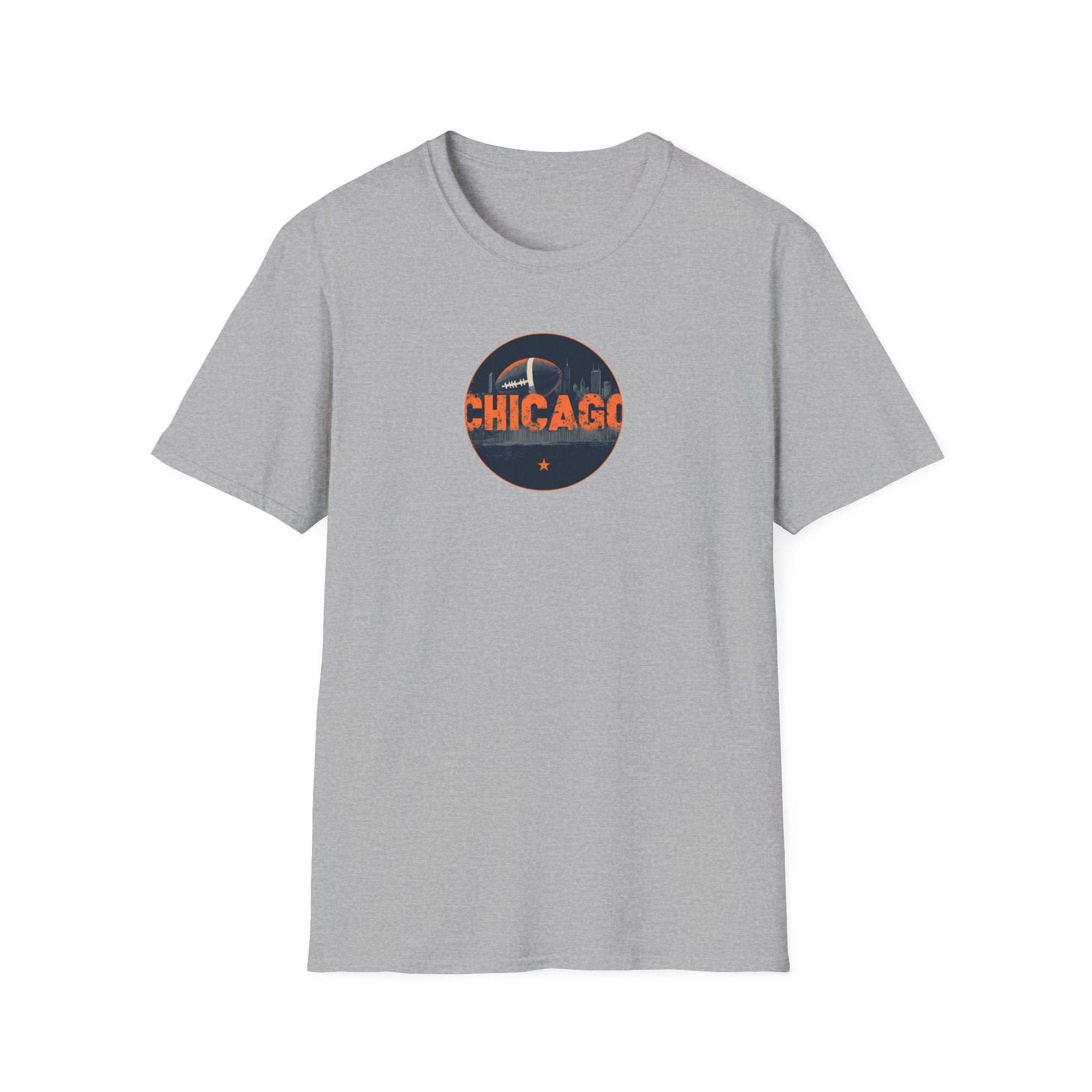 Chicago Skyline Circle t-shirt | Cityscape Retro Chicago Tee