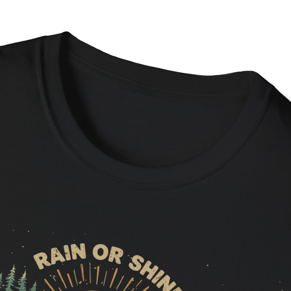 Seattle Vibes T-Shirt — "Rain or Shine" Retro Sunset Tee