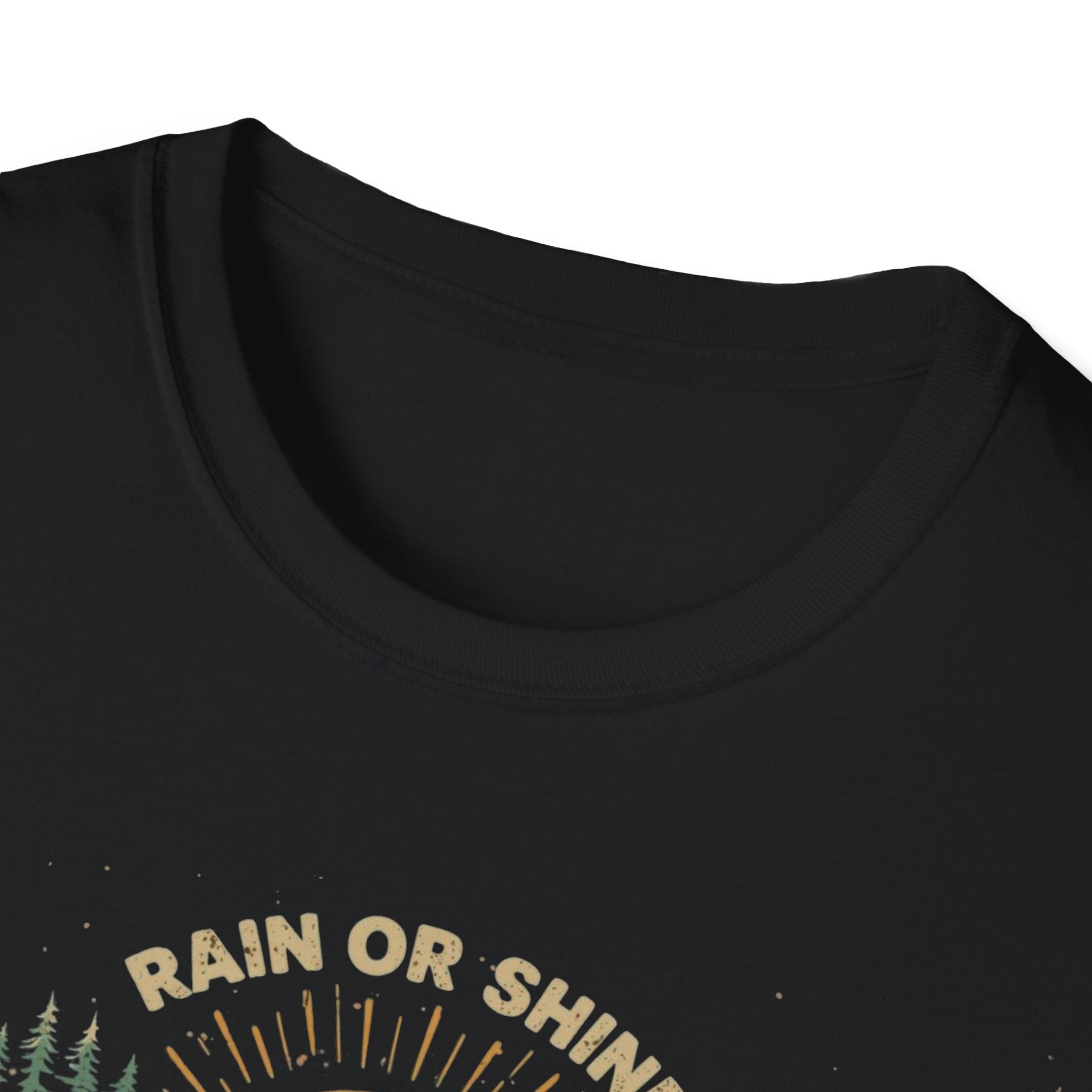 Seattle Vibes T-Shirt — "Rain or Shine" Retro Sunset Tee