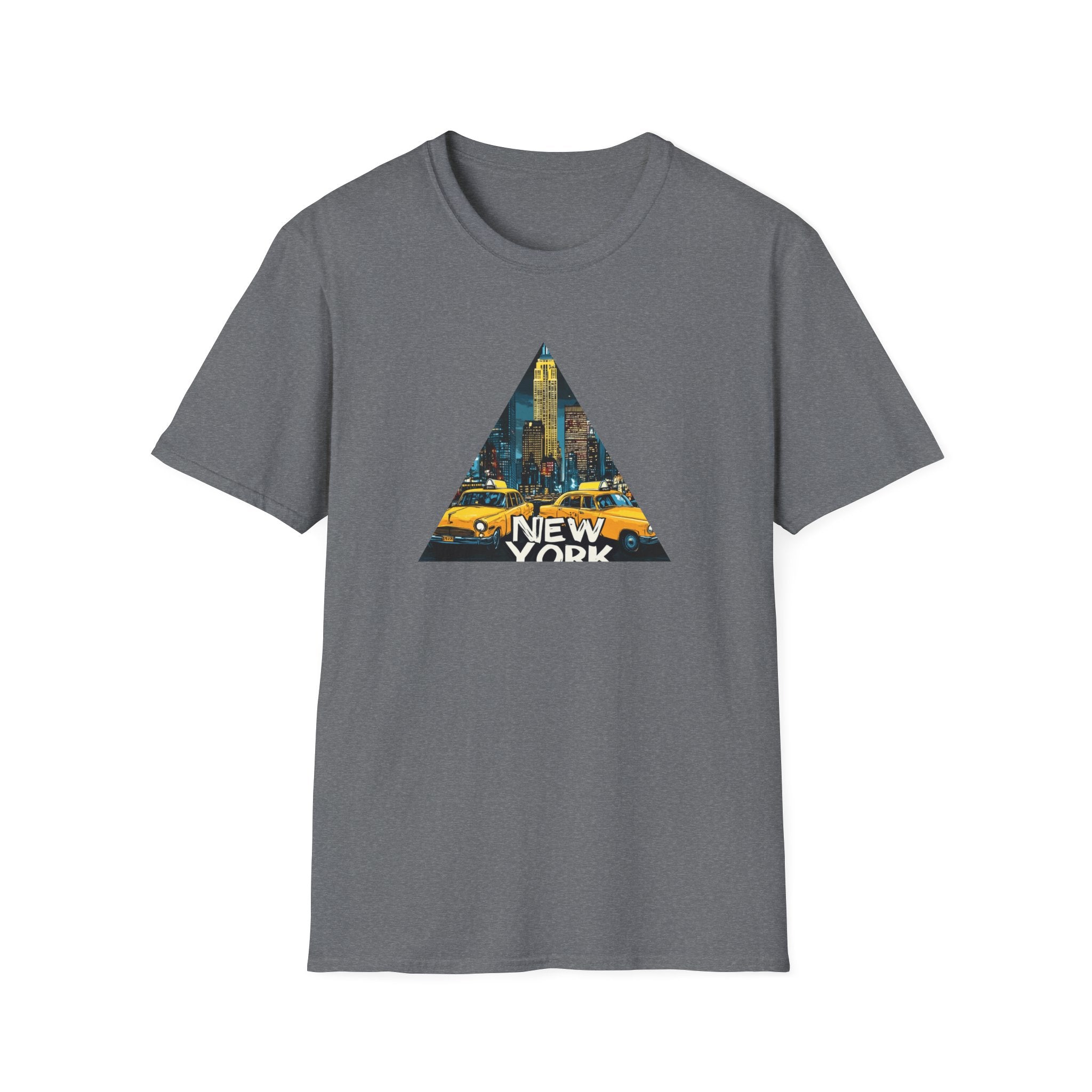 New York City Taxi Triangle T-Shirt | NYC Skyline Graphic Tee