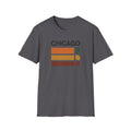 Chicago Retro Stripes T-Shirt | Vintage City Typography