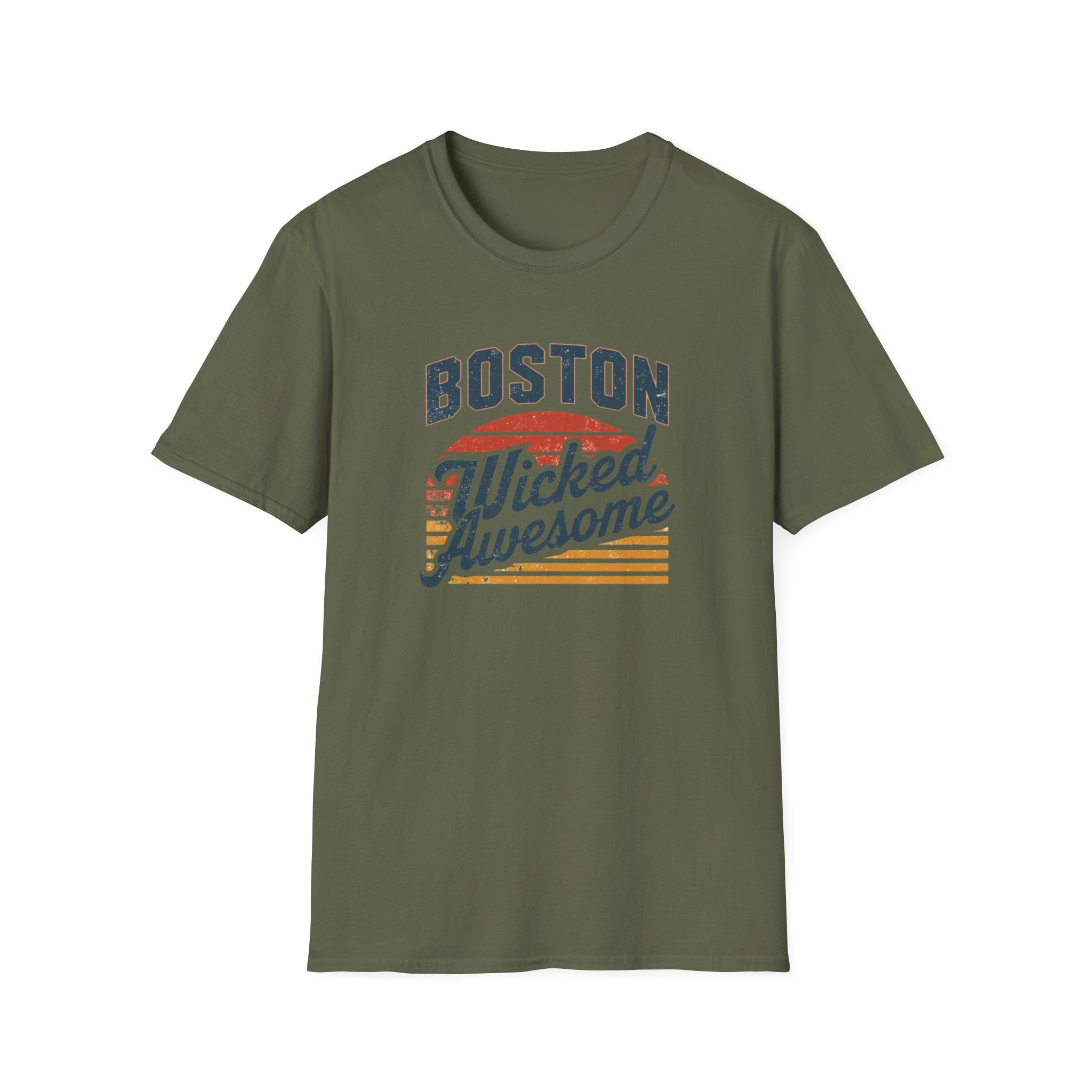 Boston Wicked Awesome T-Shirt — Retro City Pride Tee