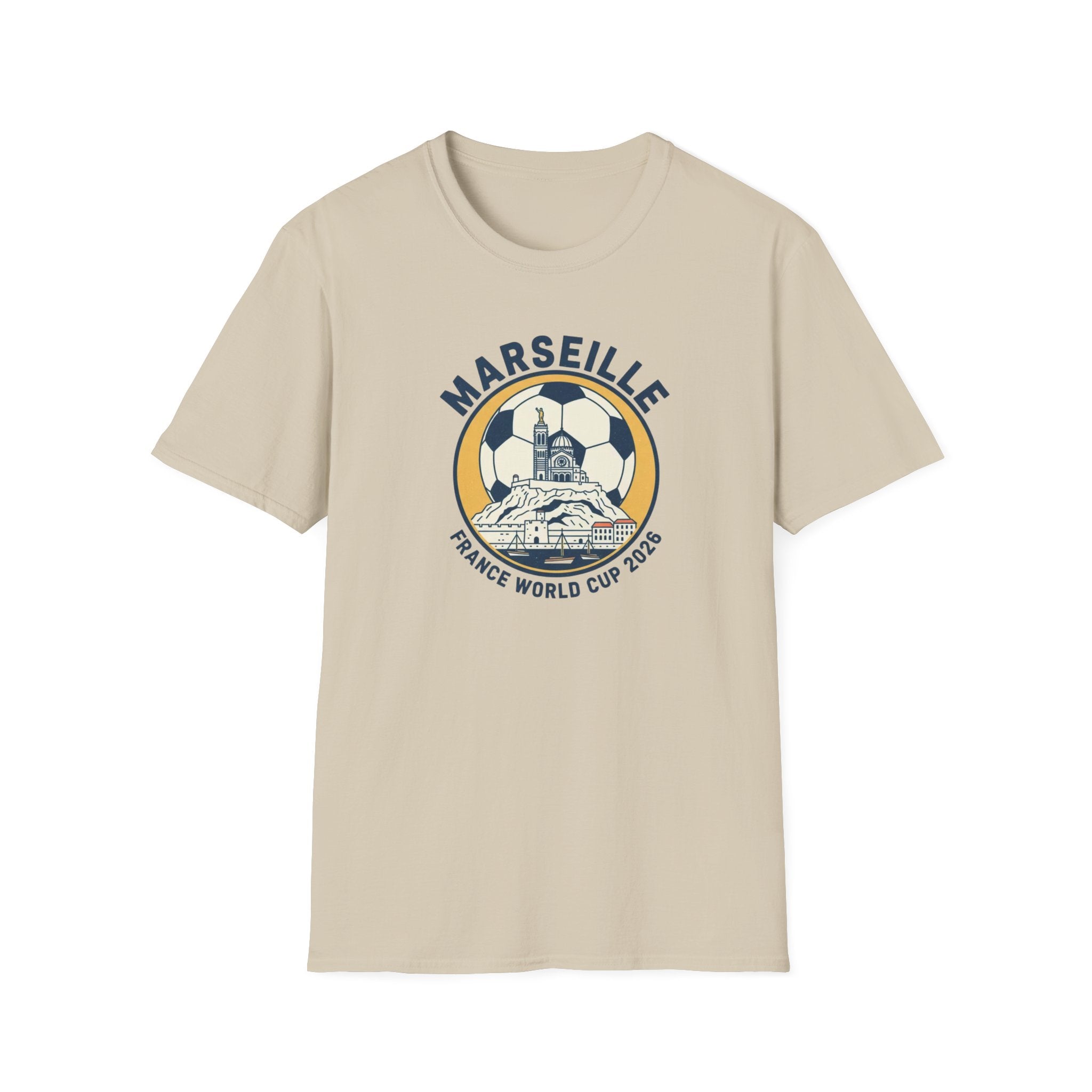 Marseille Soccer T‑Shirt – France World Cup 2026 Stadium Graphic