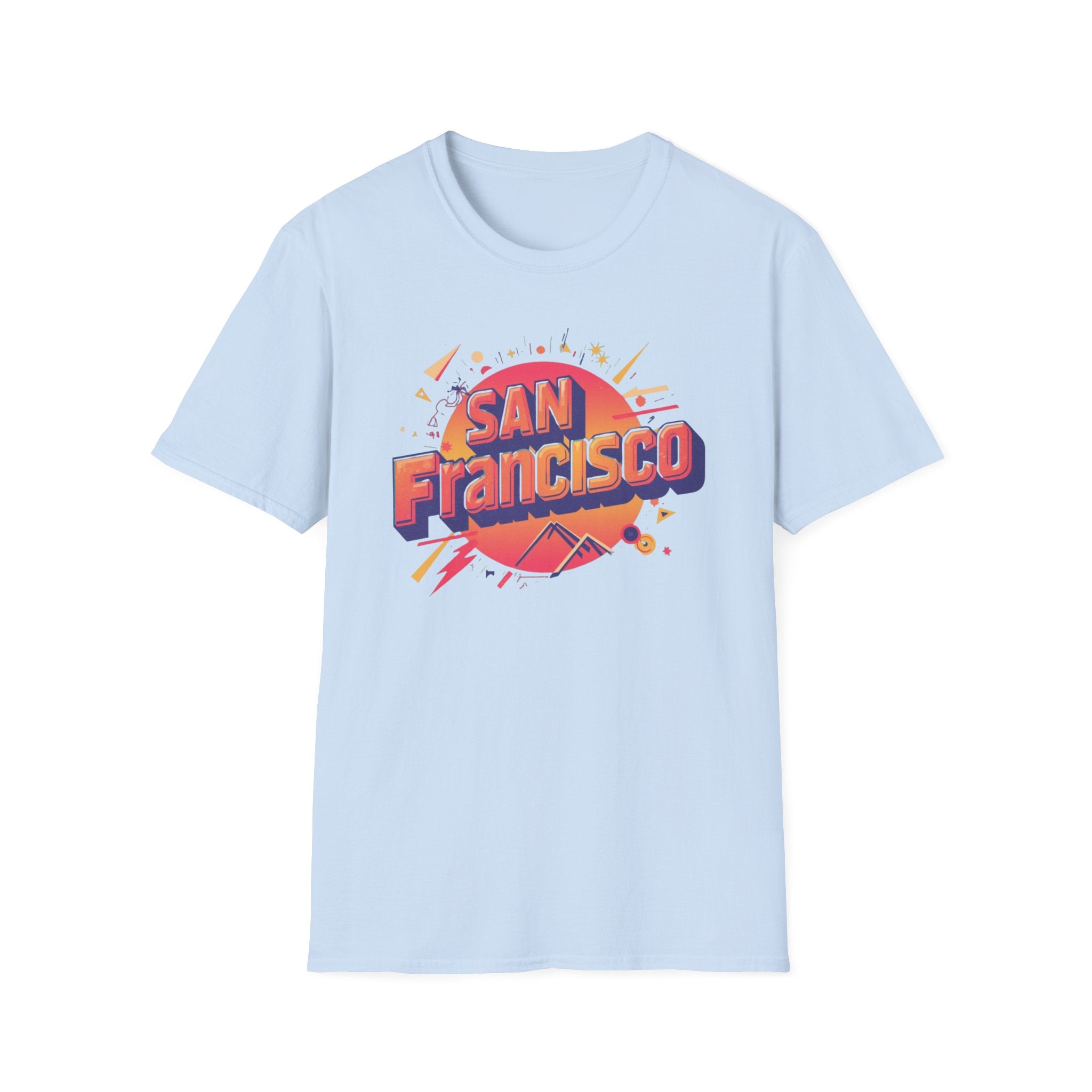 San Francisco Retro Sunset T-Shirt — Vintage City Skyline Tee