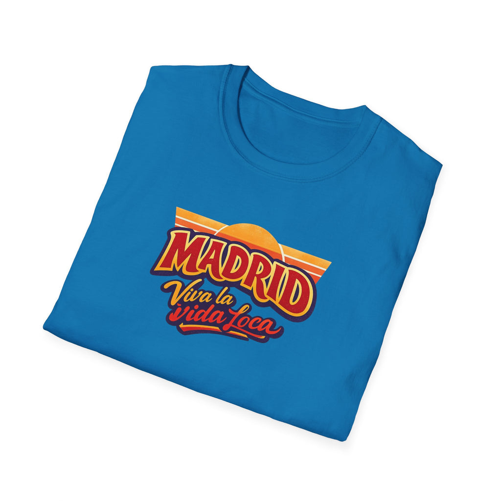 Madrid Viva La Vida Retro Graphic T-Shirt