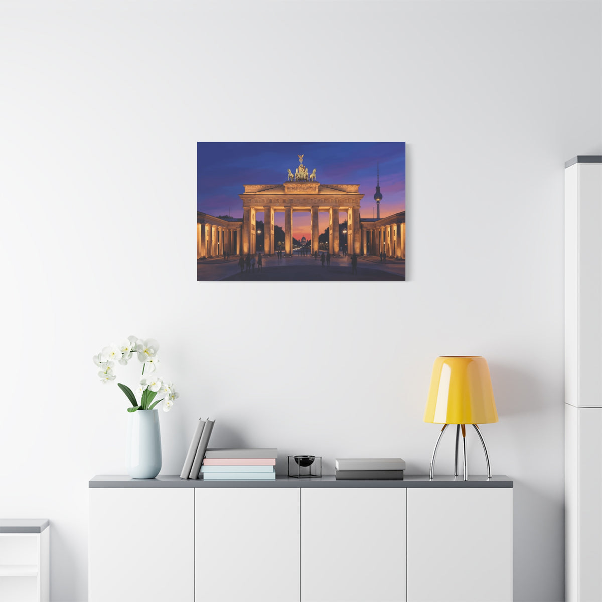 Brandenburg Gate Sunset Canvas Print