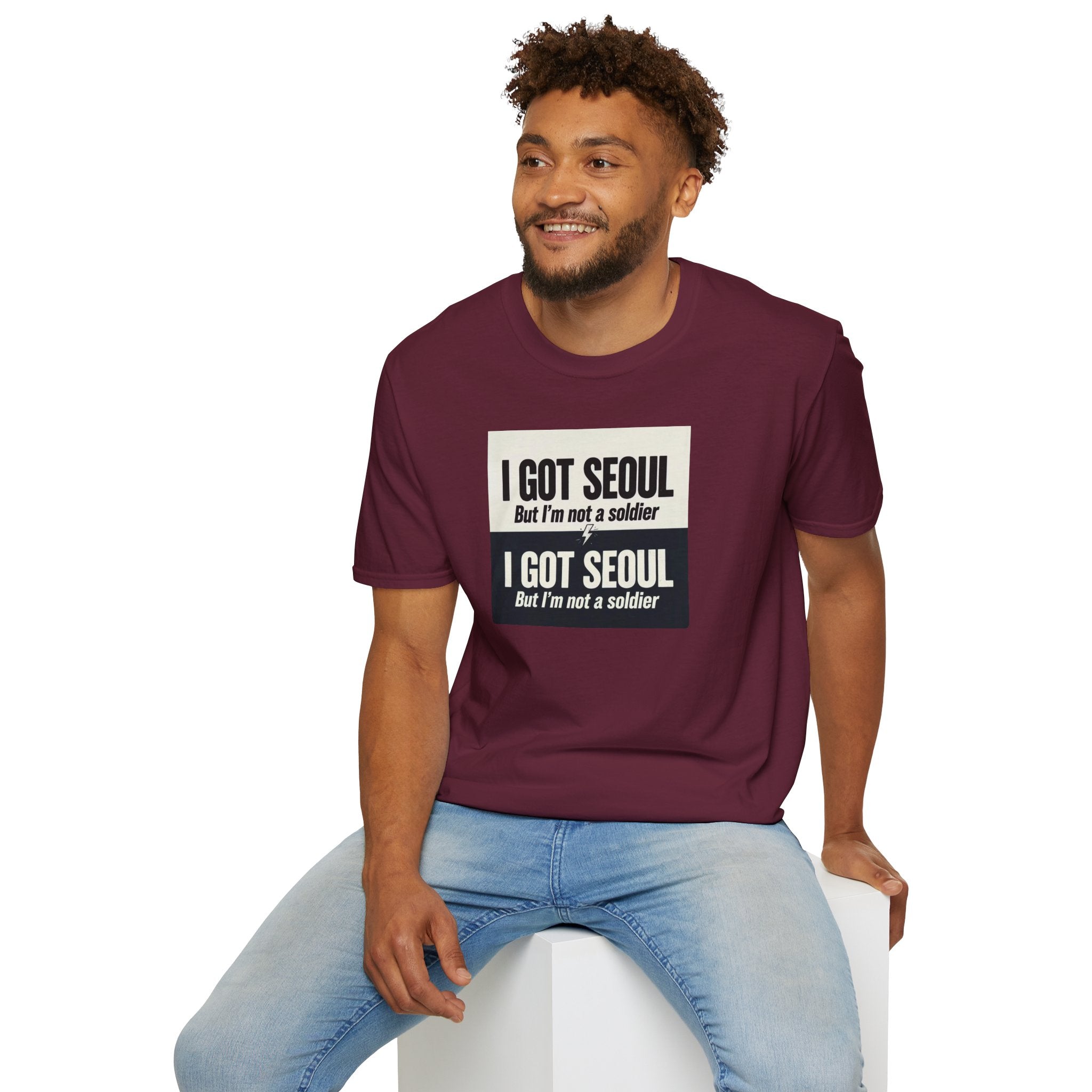 I Got Seoul But I'm Not a Soldier T-Shirt – Seoul Travel Souvenir Tee